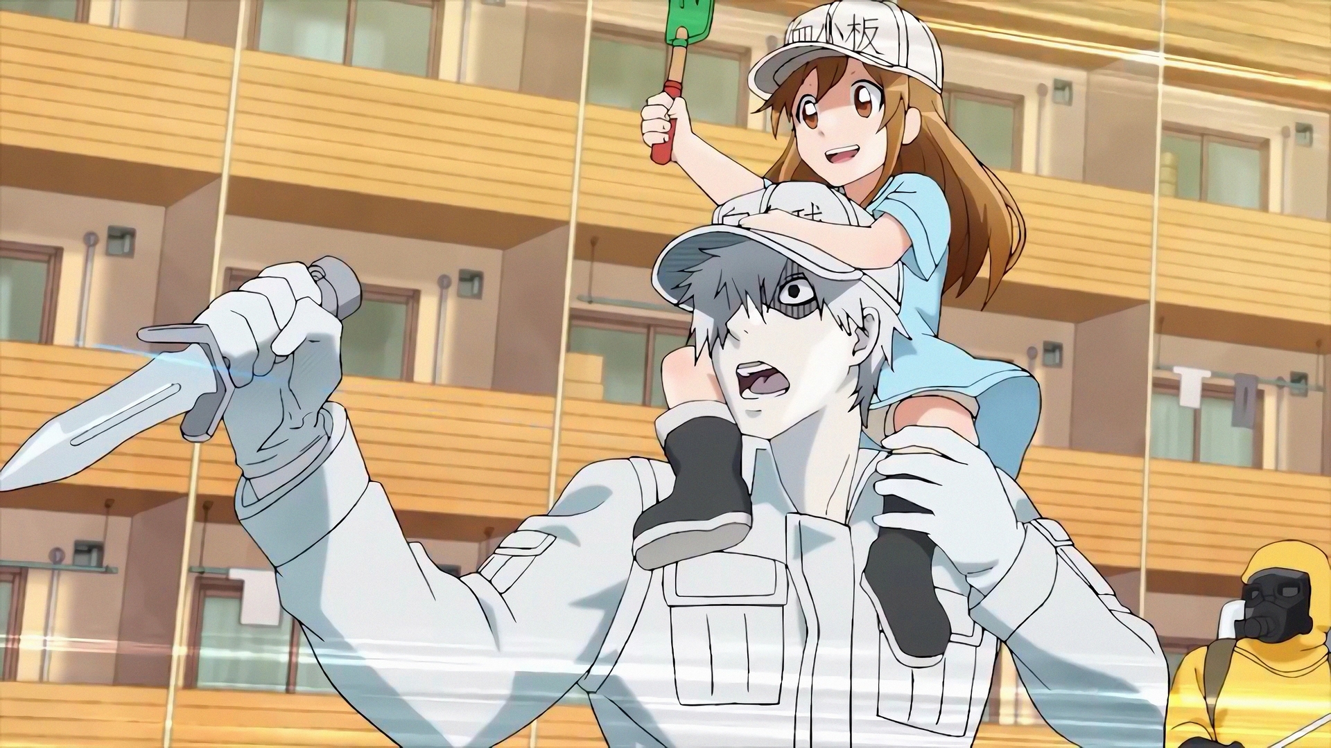 anime, cells at work!, platelet (cells at work!), u 1146 (cells at work!)