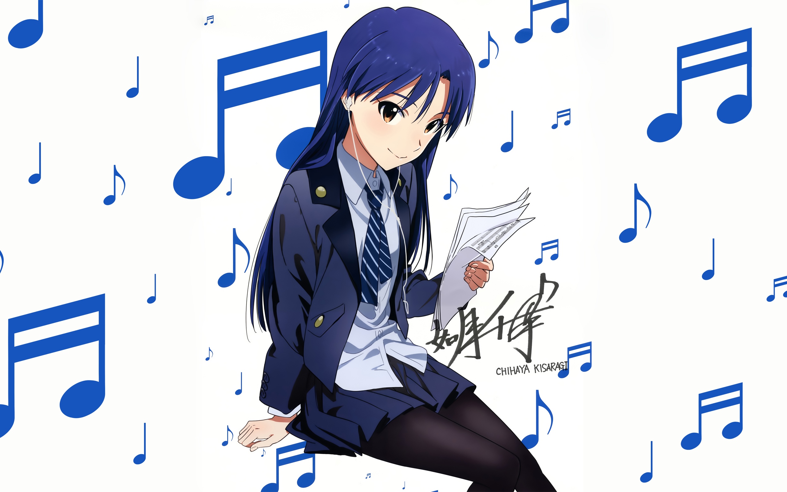 Handy-Wallpaper Animes, Chihaya Kisaragi, The Idolm@ster kostenlos herunterladen.