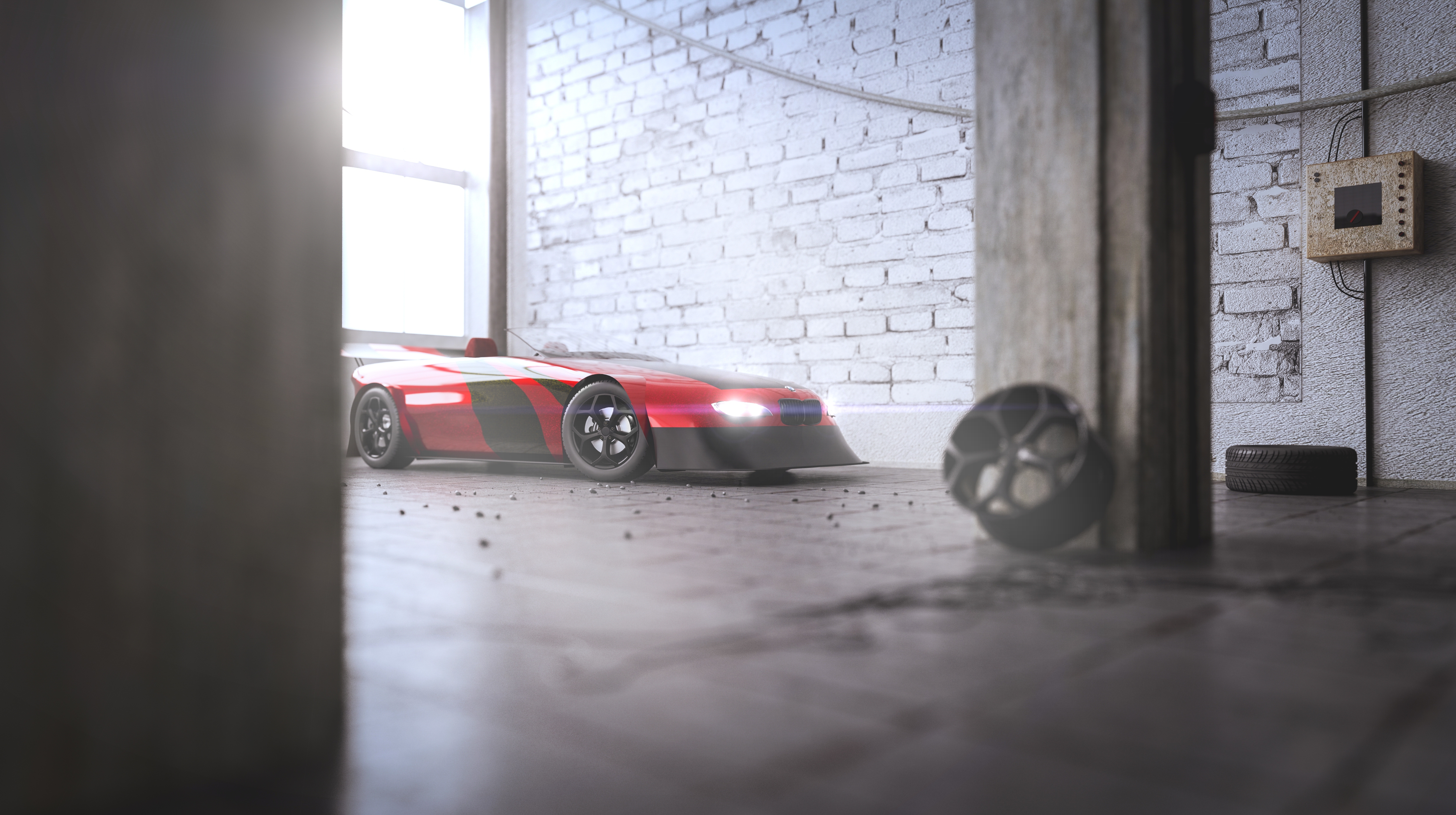 Free download wallpaper Bmw, 3D, Car, Concept Car, Vehicles on your PC desktop