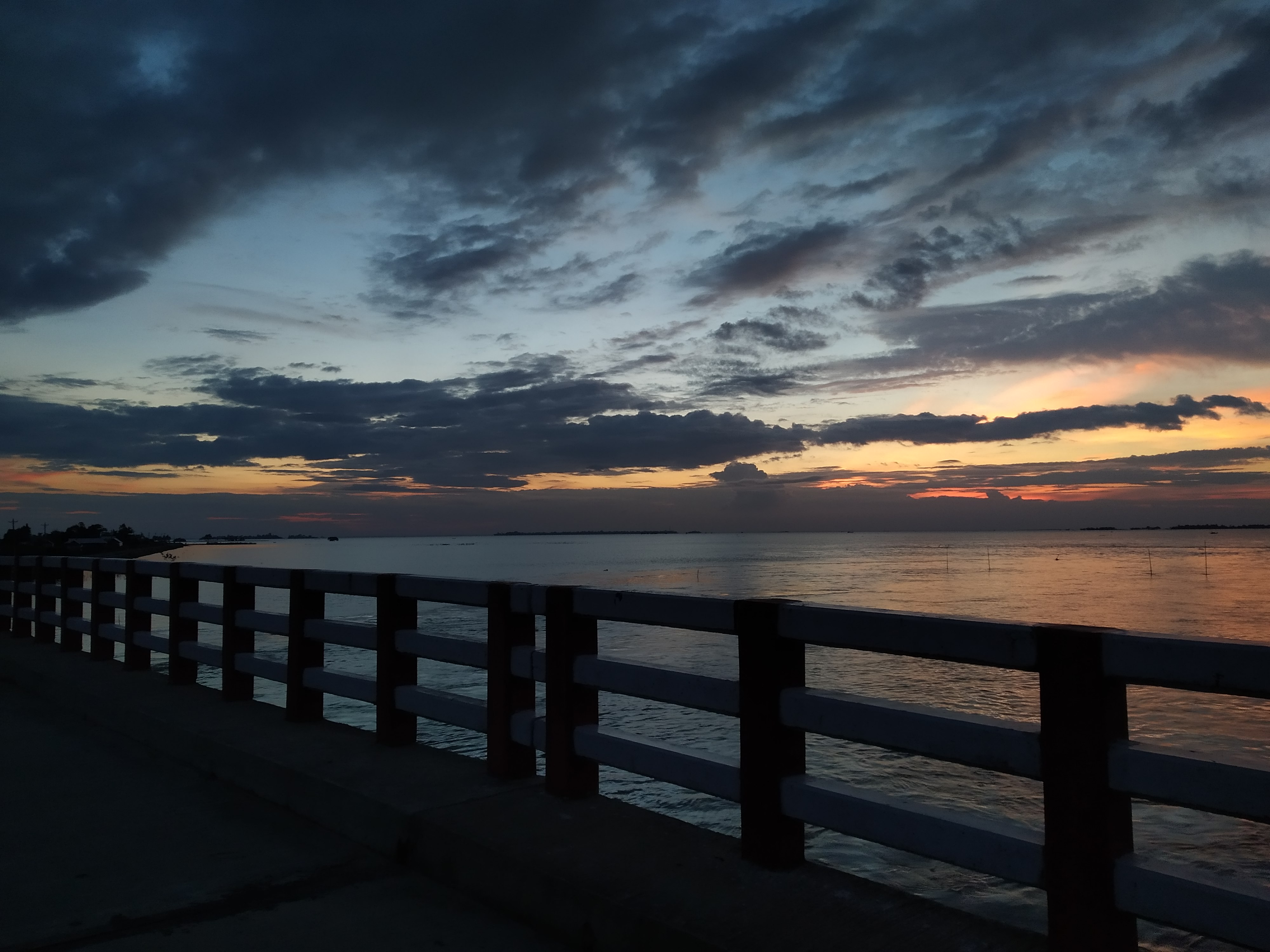 sea, nature, sunset, evening, embankment, quay images