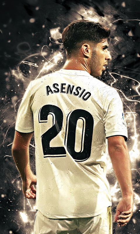 Handy-Wallpaper Sport, Fußball, Spanisch, Real Madrid Cf, Marco Asensio kostenlos herunterladen.