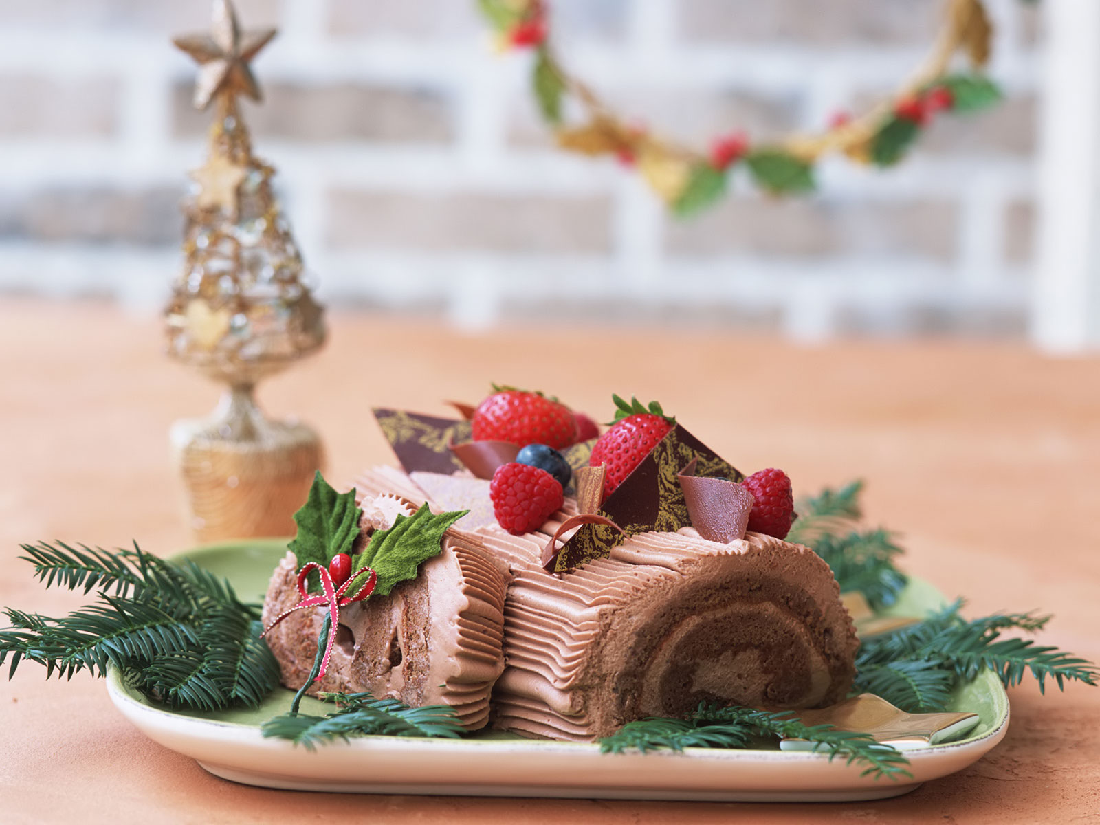 Téléchargez des papiers peints mobile Desserts, Sucreries, Nourriture, Gateau, Noël gratuitement.