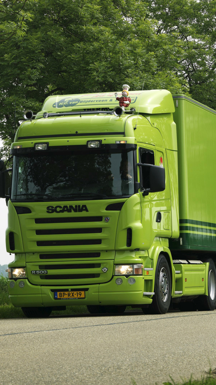 Download mobile wallpaper Vehicles, Scania, Semis for free.