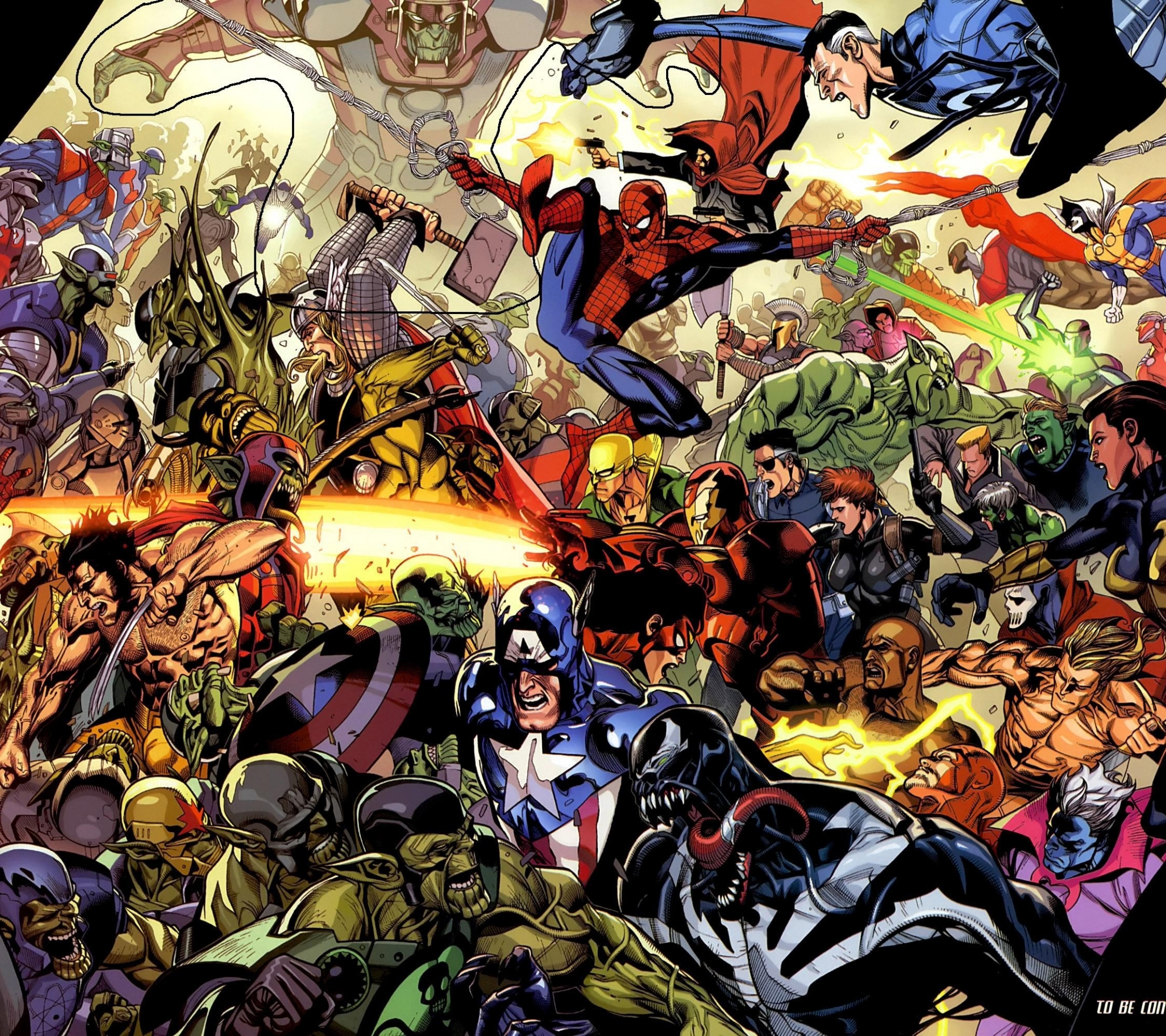 Free download wallpaper Spider Man, Iron Man, Captain America, Venom, Wolverine, Comics, Mister Fantastic, Marvel Comics on your PC desktop