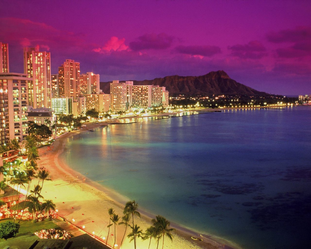 1435503 Hintergrundbild herunterladen menschengemacht, waikiki, hawaii, honolulu - Bildschirmschoner und Bilder kostenlos