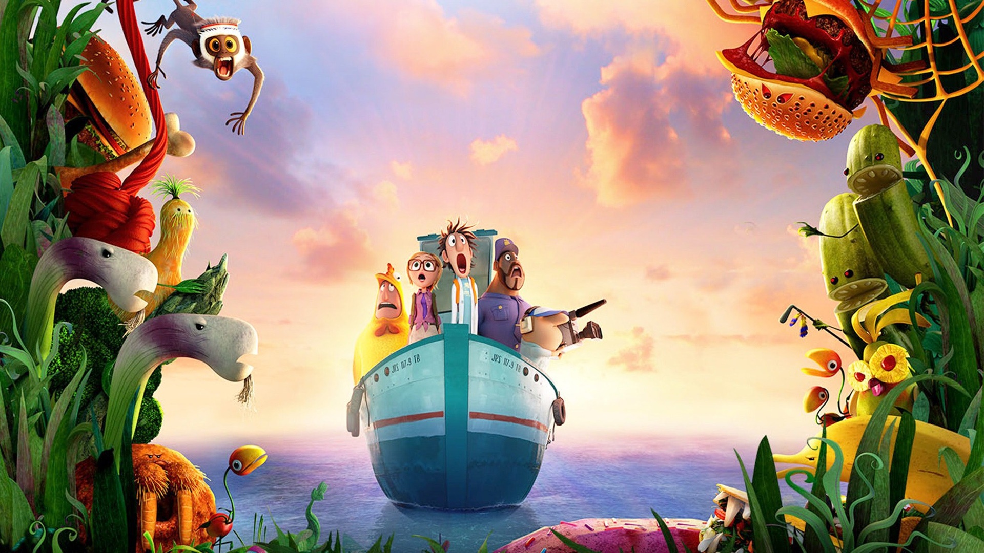 movie, cloudy with a chance of meatballs 2