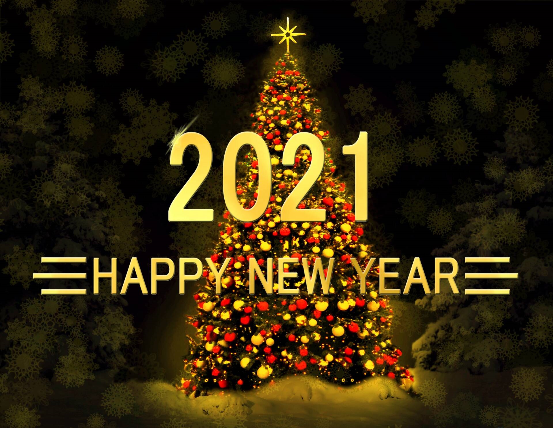 holiday, new year 2021, christmas tree, happy new year