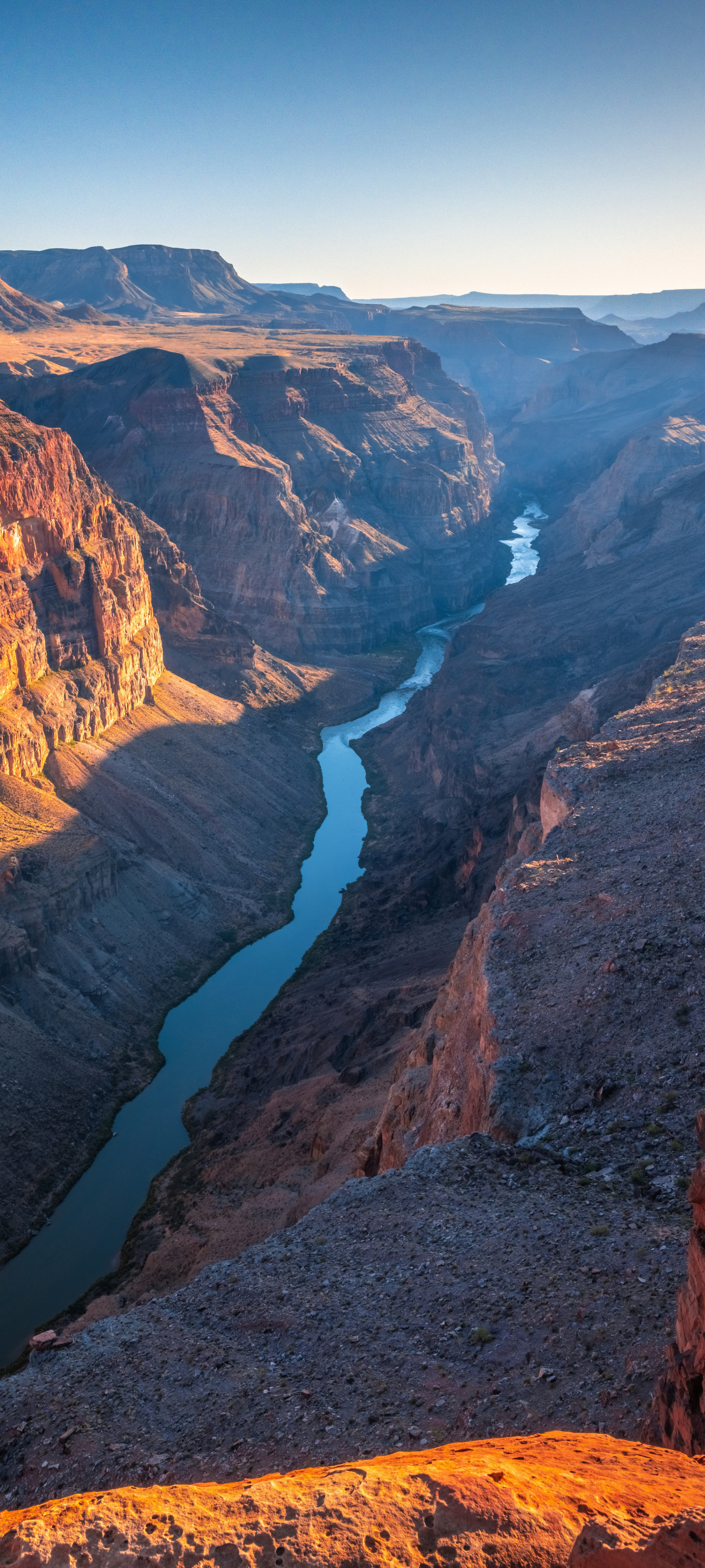 Download mobile wallpaper Landscape, Nature, Canyon, Usa, Earth, National Park, Canyons, River, Grand Canyon for free.