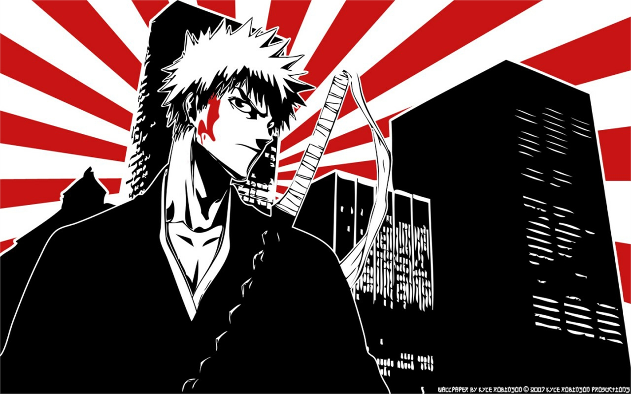 Handy-Wallpaper Bleach, Animes, Ichigo Kurosaki kostenlos herunterladen.