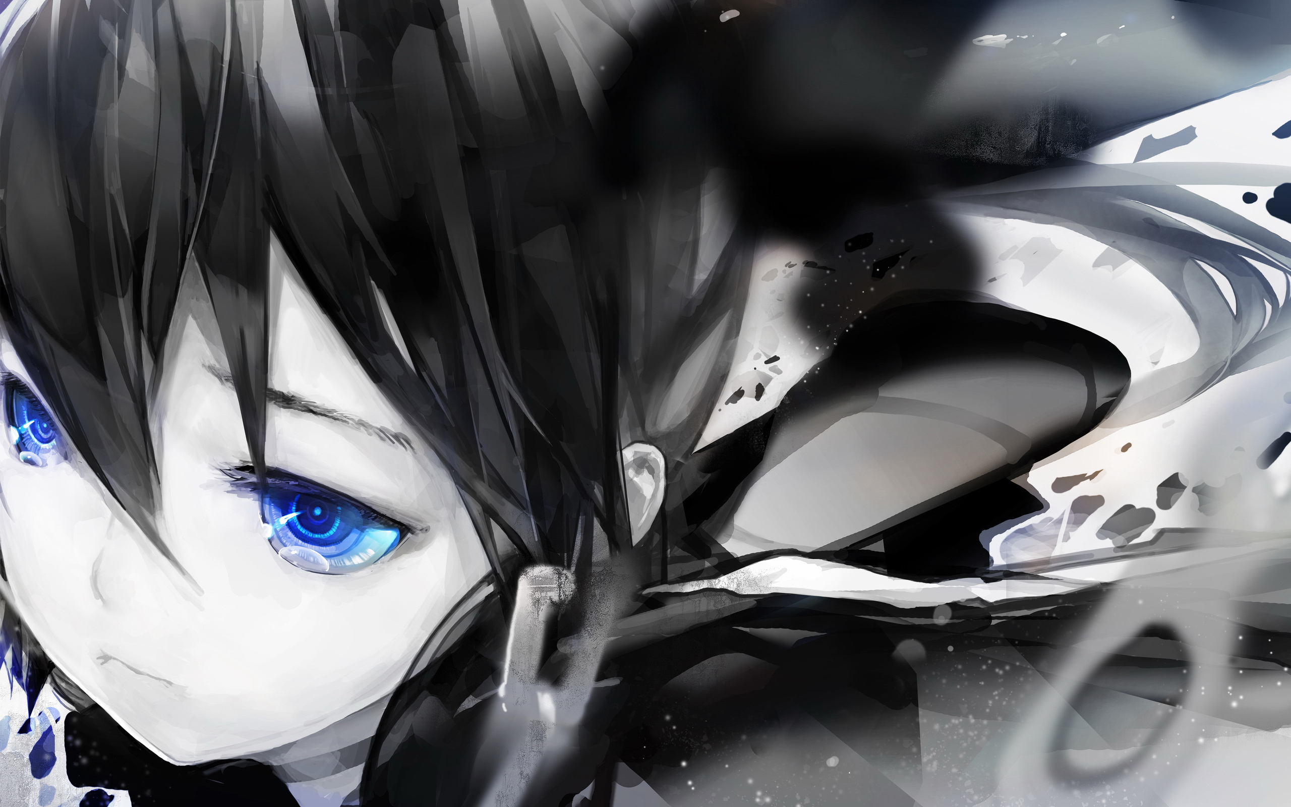 Free download wallpaper Anime, Black Rock Shooter on your PC desktop