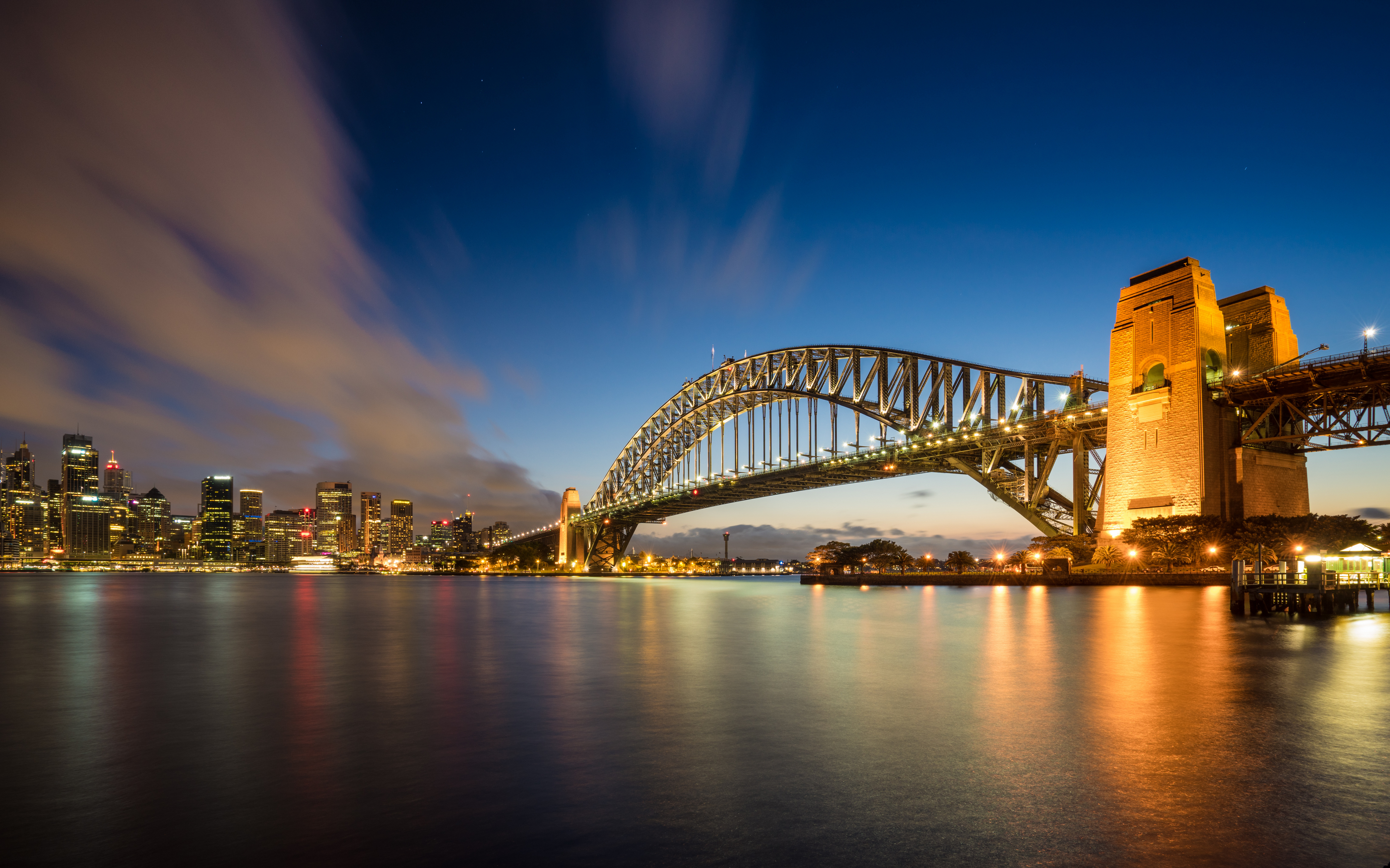 Скачать картинку Мосты, Сидней, Австралия, Сделано Человеком, Сиднейский Мост Харбор Бридж в телефон бесплатно.
