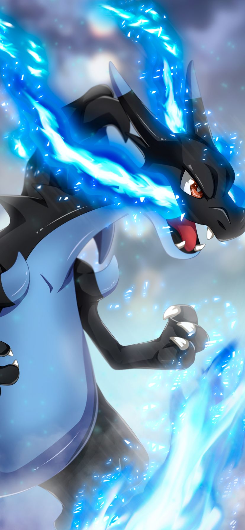 Baixar papel de parede para celular de Anime, Pokémon, Mega Charizard X (Pokémon) gratuito.