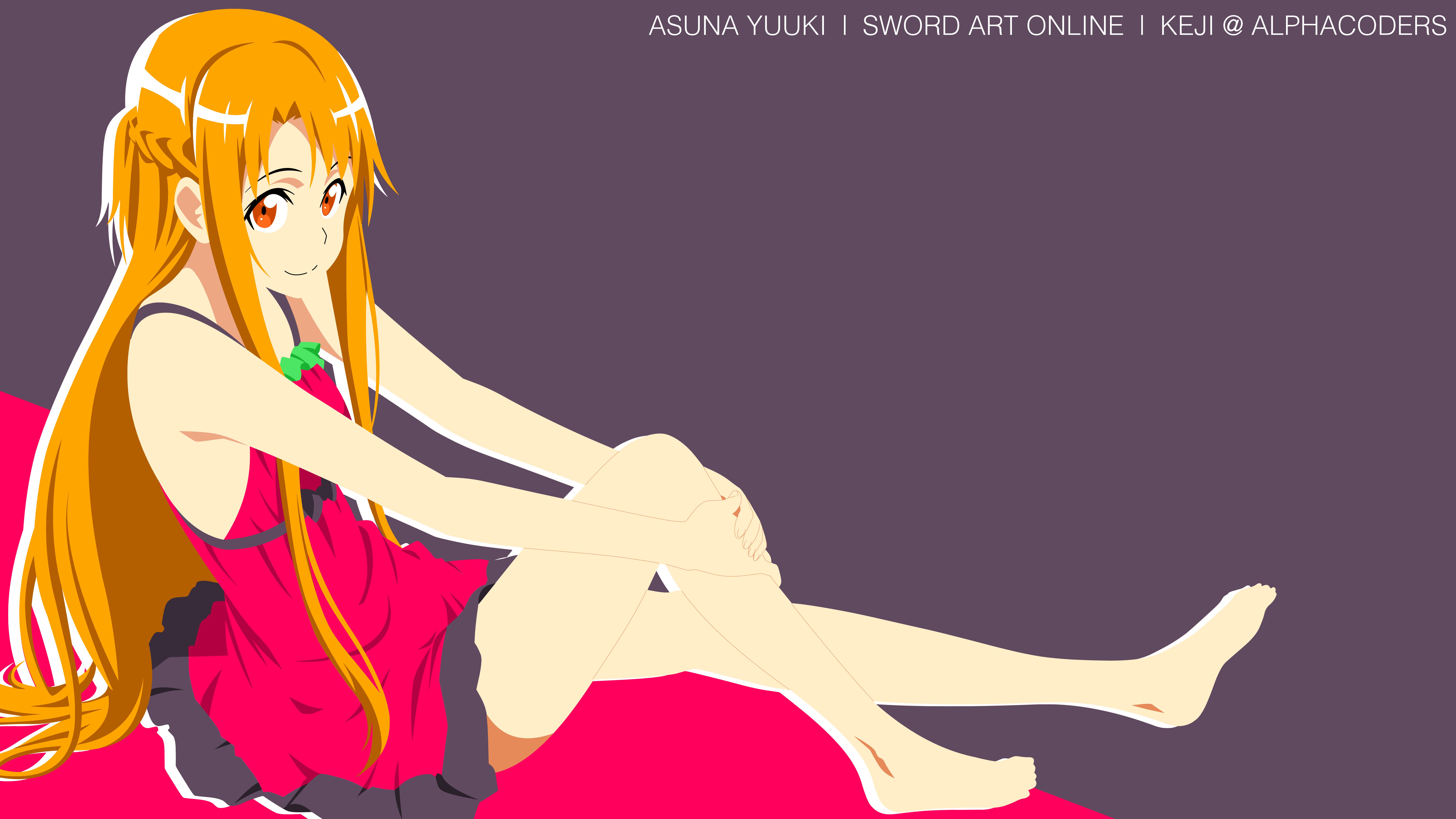 Descarga gratuita de fondo de pantalla para móvil de Sword Art Online, Animado, Minimalista, Asuna Yuuki, Espada Arte En Línea Ii.