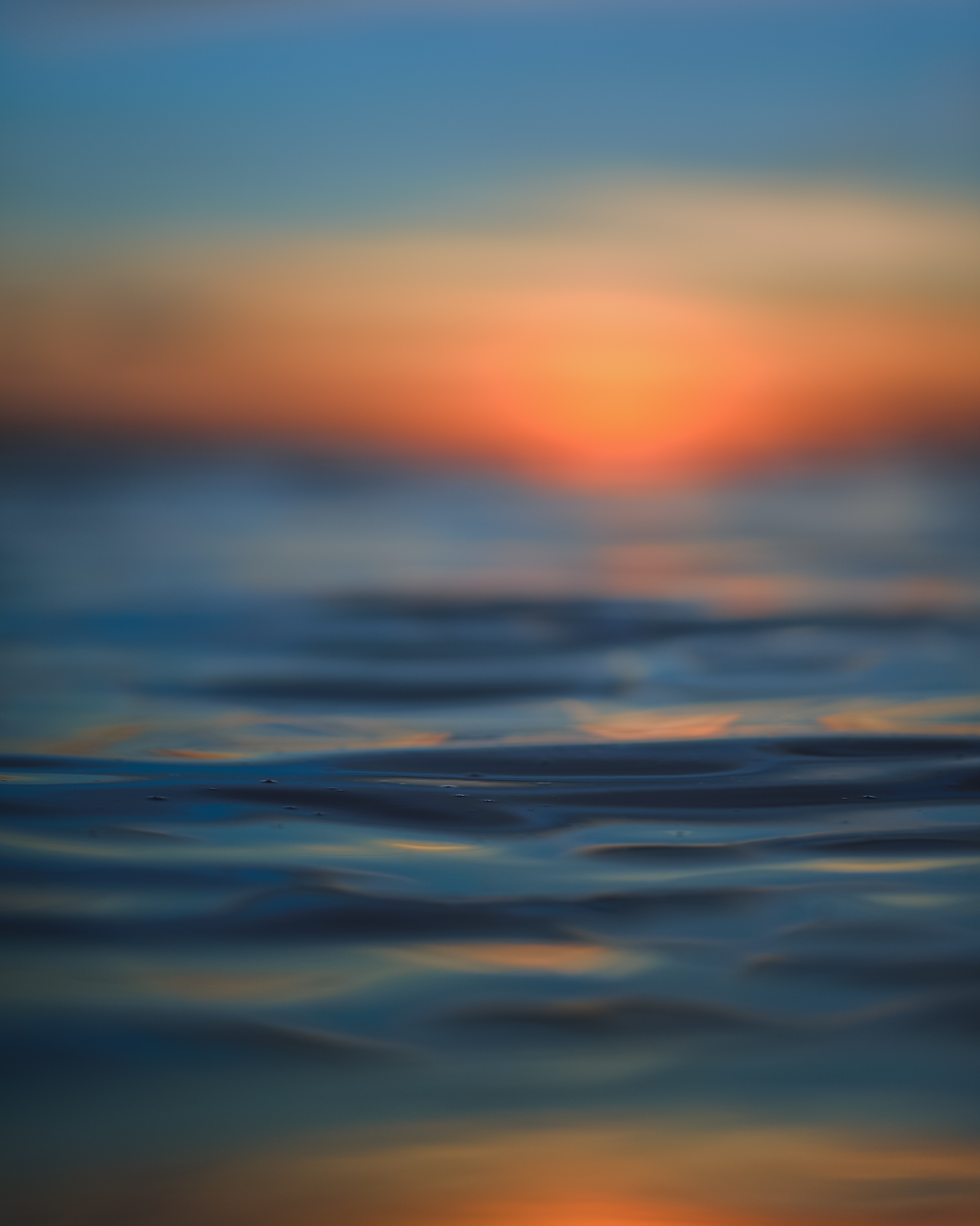 Download mobile wallpaper Ripple, Ripples, Macro, Smooth, Blur, Water for free.