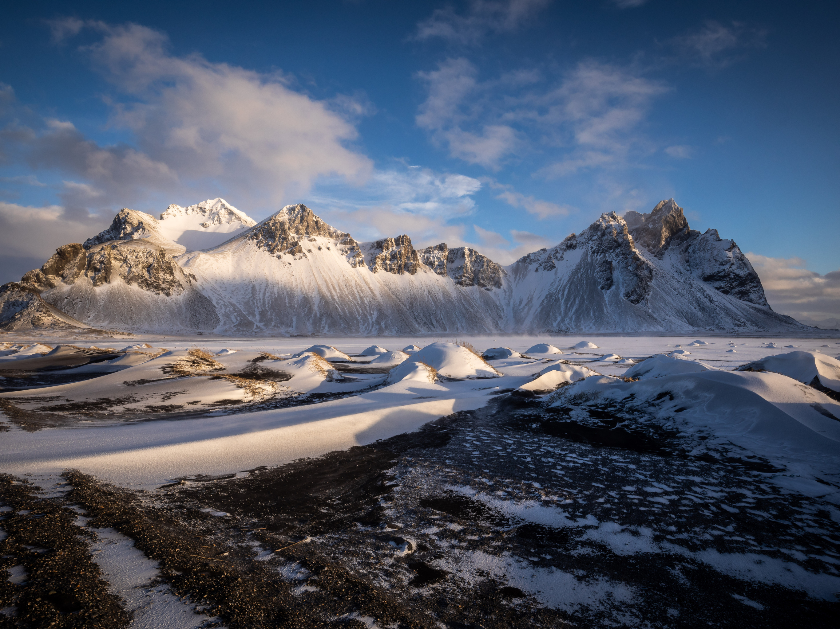 1190175壁紙のダウンロード地球, ヴェストラホルン, ヴェストラホルン山, アイスランド, 山, 山岳-スクリーンセーバーと写真を無料で