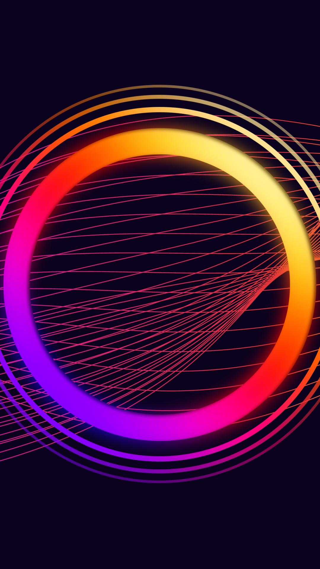 Download mobile wallpaper Abstract, Colors, Gradient, Circle for free.