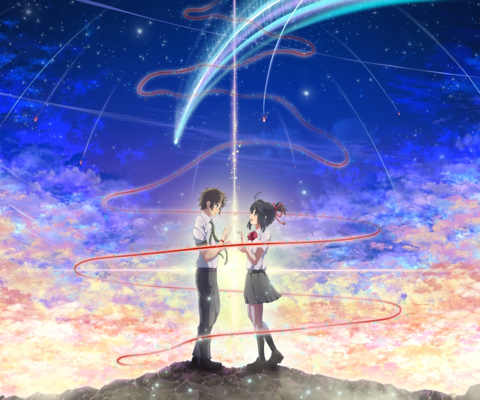 Free download wallpaper Anime, Your Name, Kimi No Na Wa, Mitsuha Miyamizu, Taki Tachibana on your PC desktop