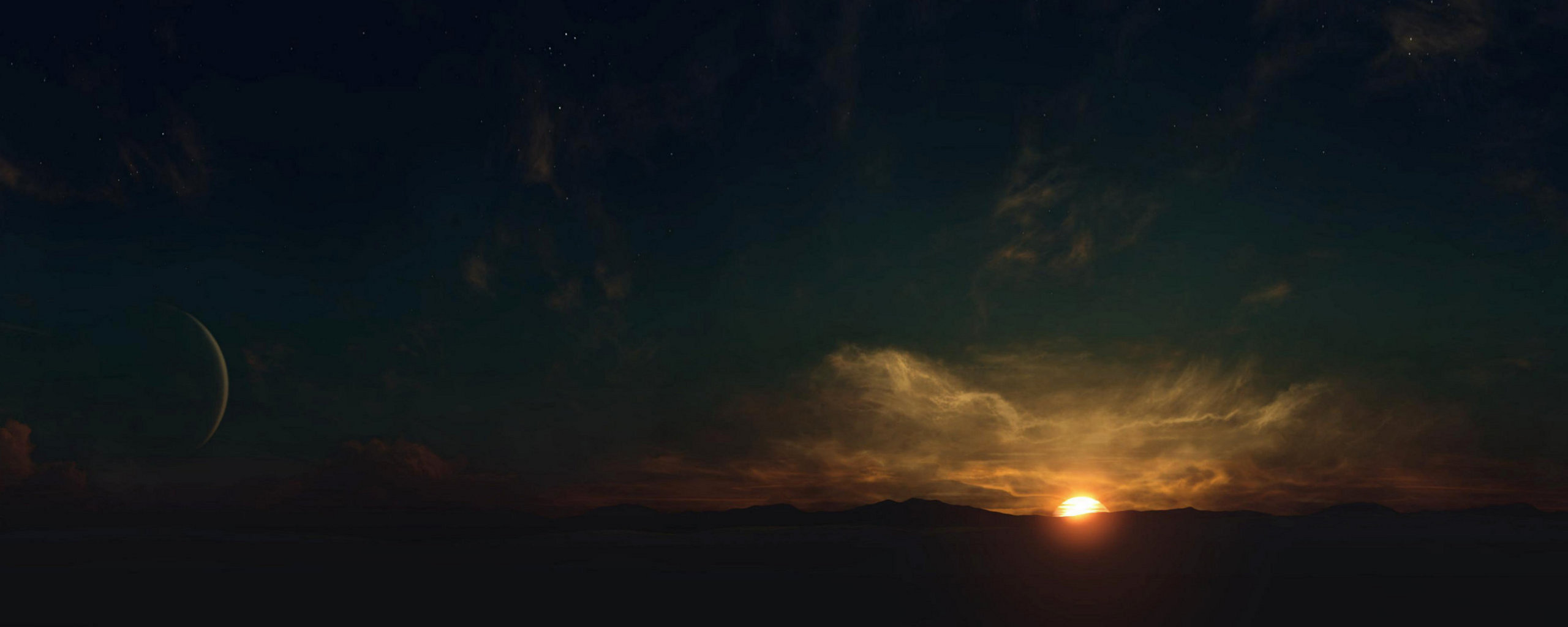 Free download wallpaper Sunset, Landscape on your PC desktop