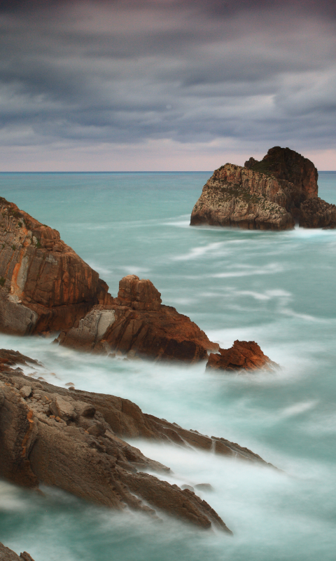 Descarga gratuita de fondo de pantalla para móvil de Mar, Horizonte, Océano, Tierra/naturaleza.