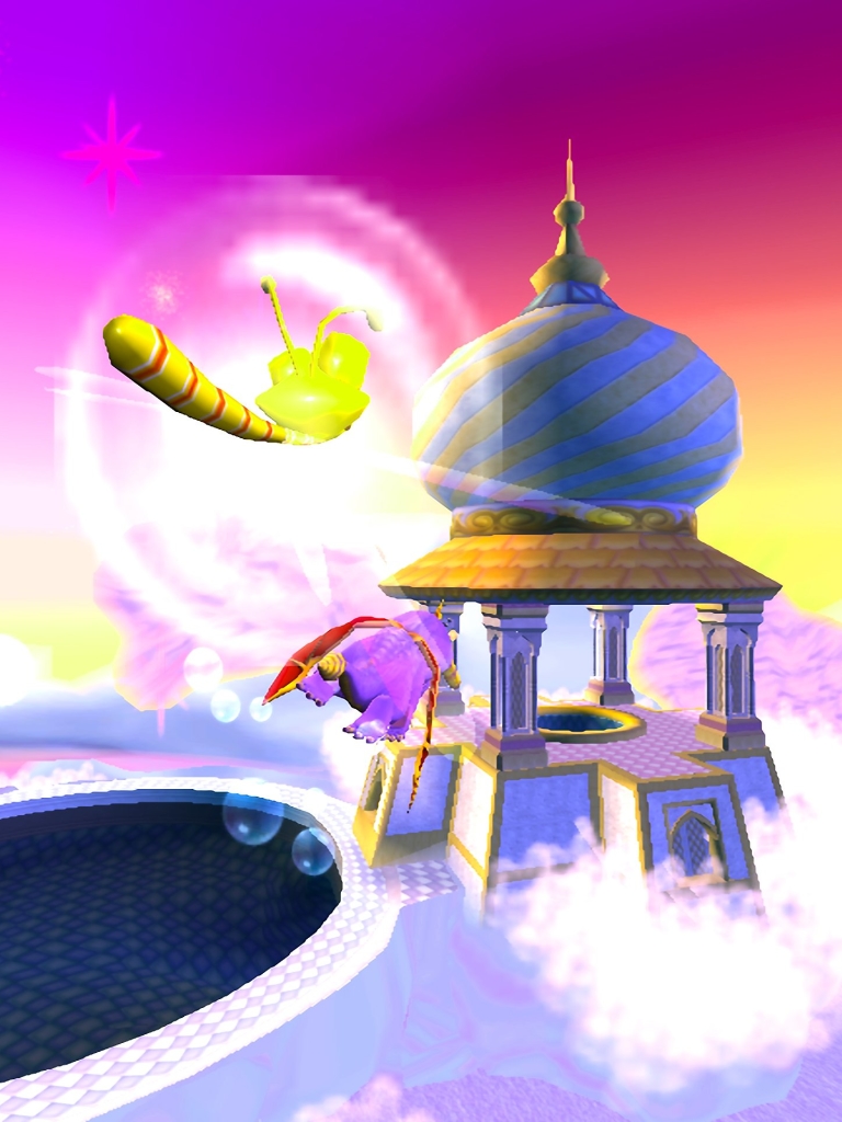 Descarga gratuita de fondo de pantalla para móvil de Videojuego, Spyro (Personaje), Spyro The Dragon, Sparx La Libélula.