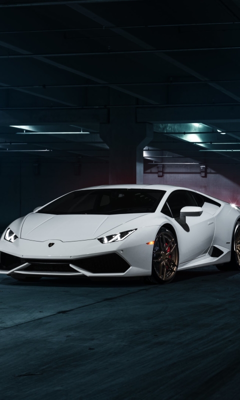 Handy-Wallpaper Lamborghini, Fahrzeuge, Lamborghini Huracán kostenlos herunterladen.