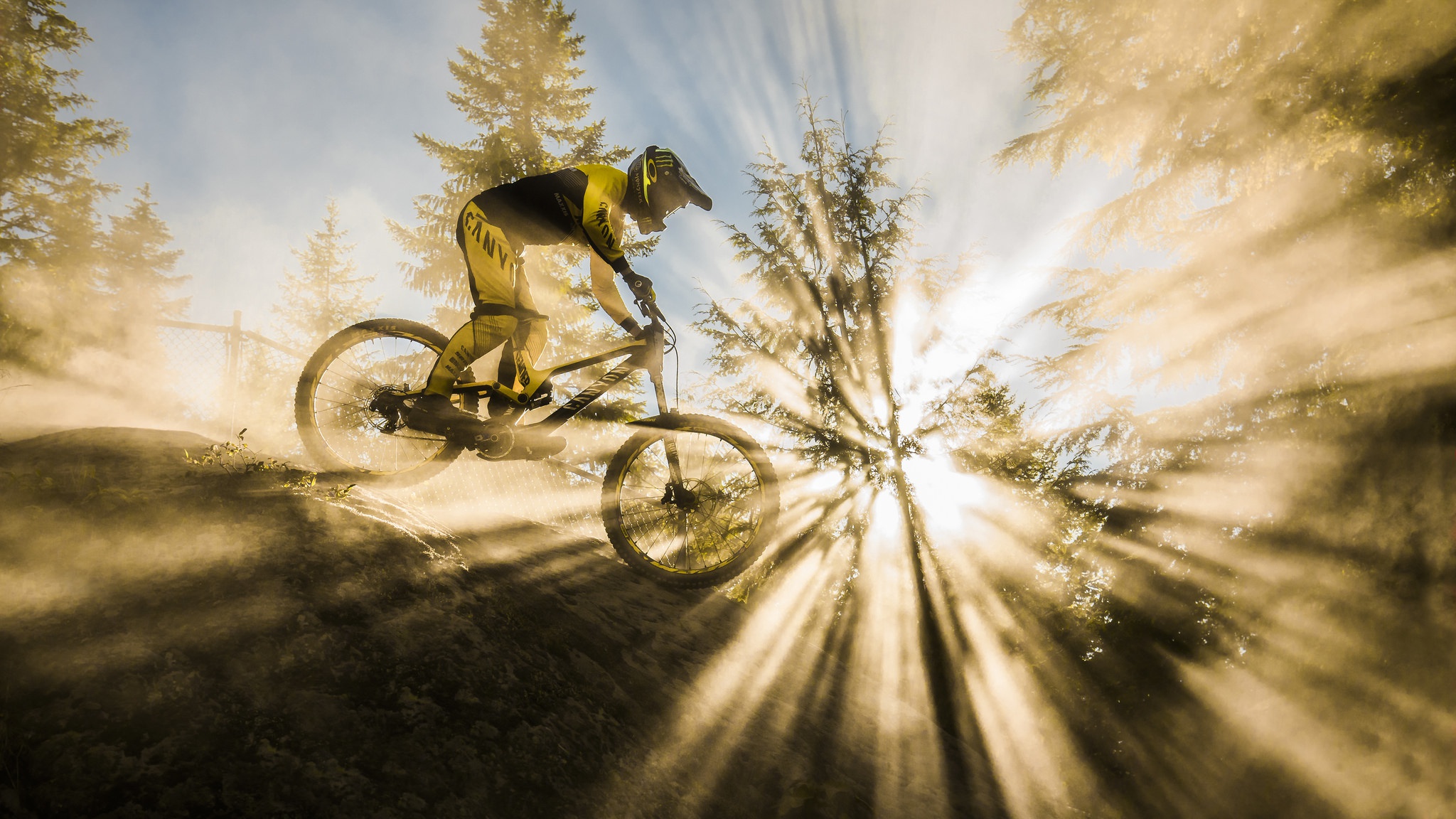 870896 baixar imagens esportes, ciclismo, bicicleta de montanha, raio solar - papéis de parede e protetores de tela gratuitamente