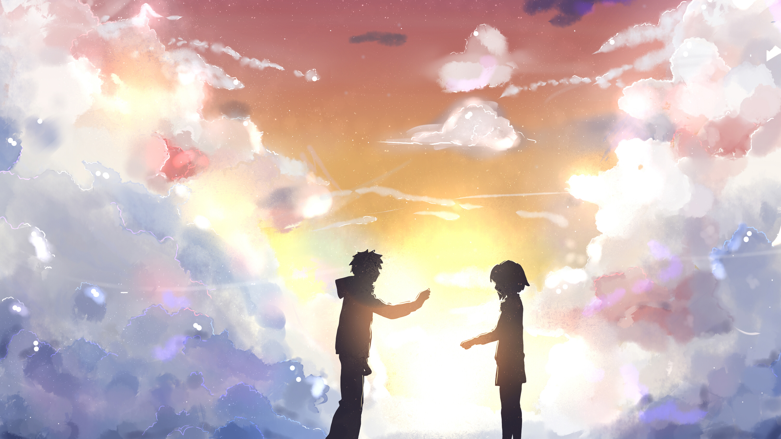 Free download wallpaper Anime, Your Name, Mitsuha Miyamizu, Taki Tachibana on your PC desktop