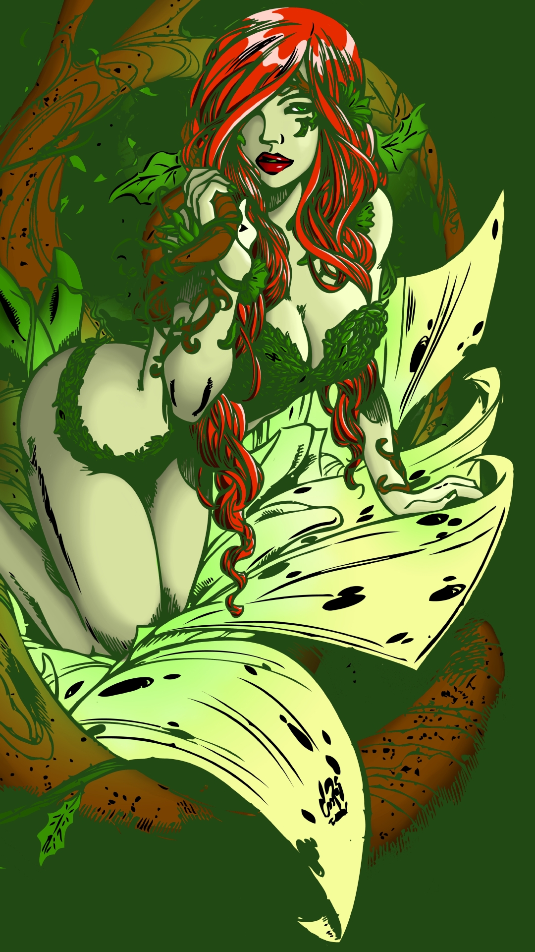 Download mobile wallpaper Comics, Poison Ivy for free.