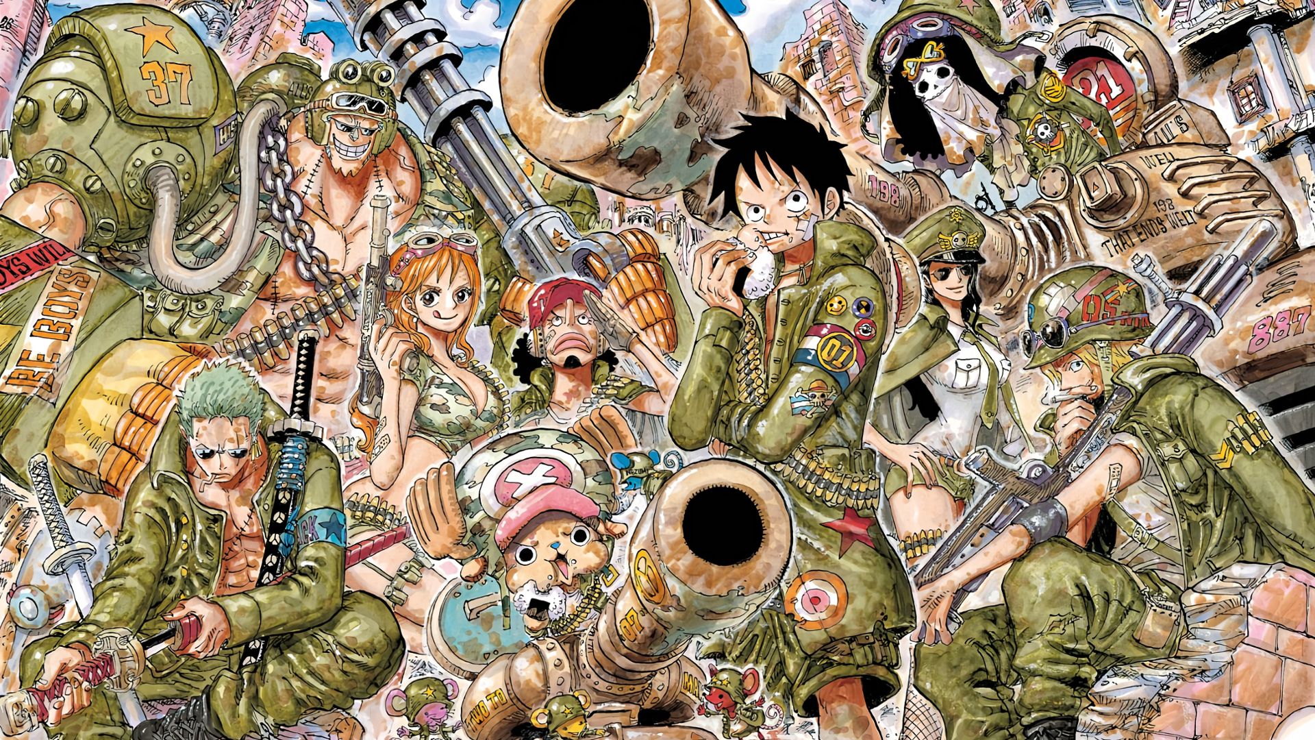 Handy-Wallpaper Animes, One Piece kostenlos herunterladen.