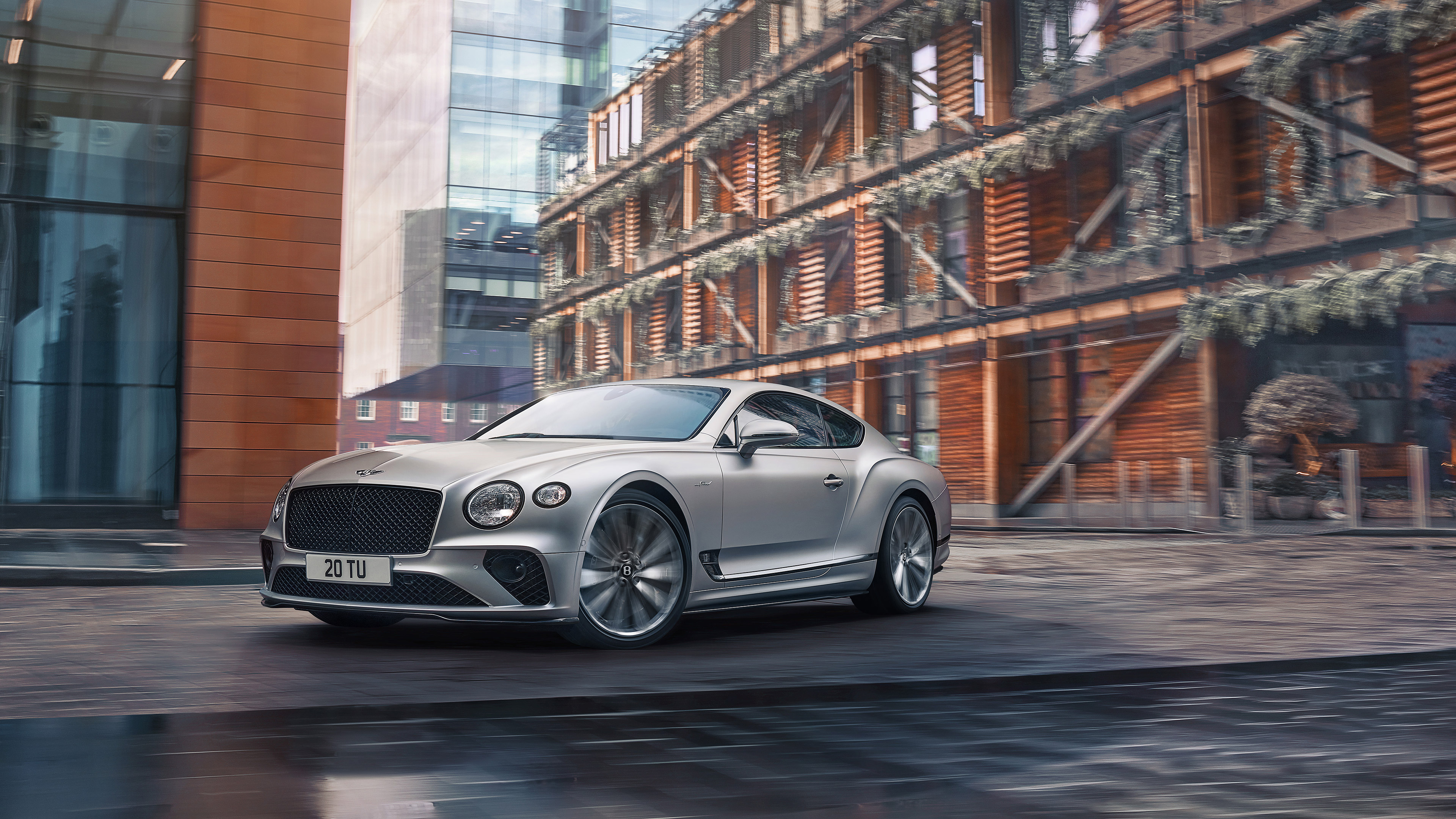 Download mobile wallpaper Bentley, Car, Vehicles, Silver Car, Bentley Continental, Bentley Continental Gt Speed for free.