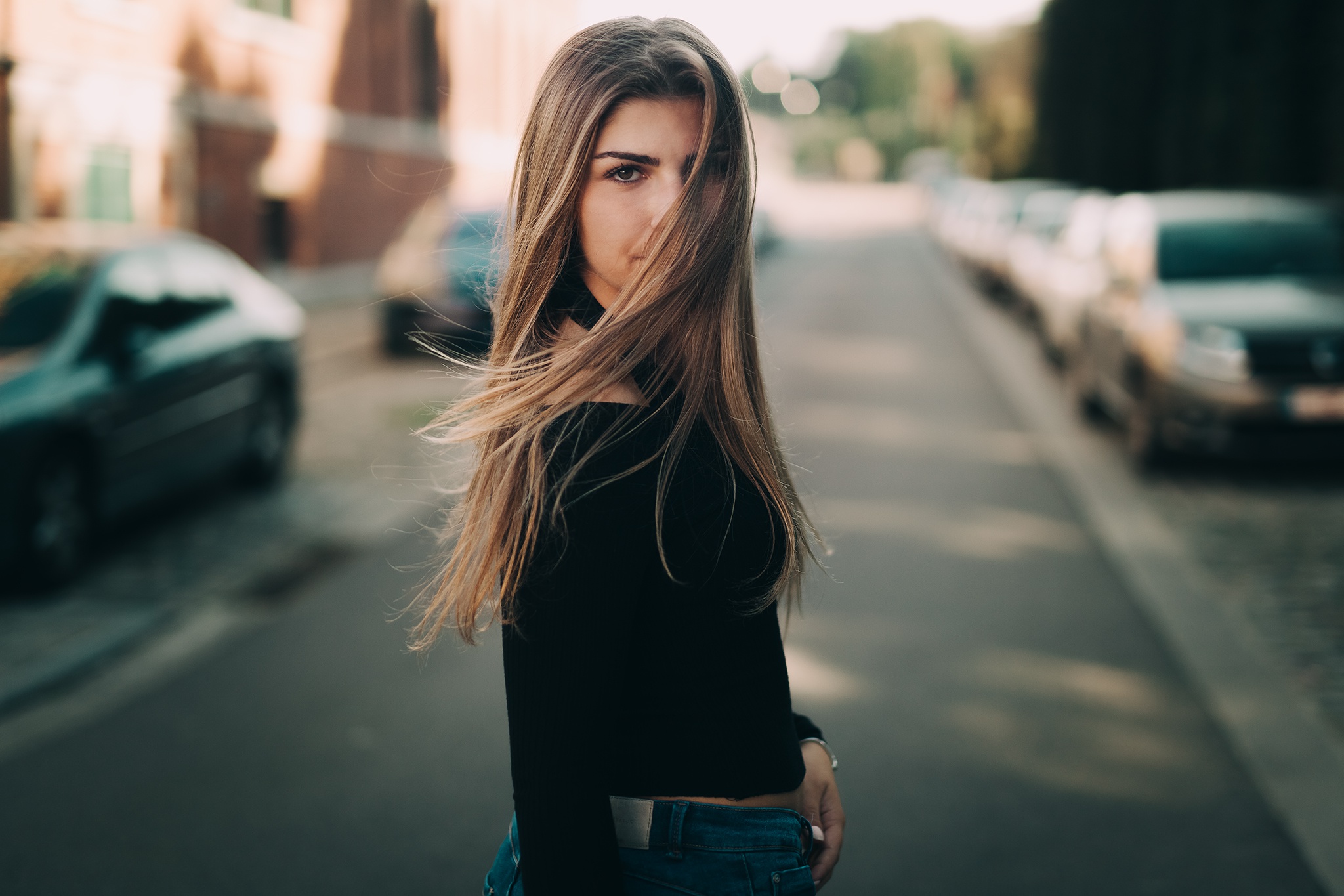 Téléchargez gratuitement l'image Cheveux, Brune, Yeux Marrons, Femmes, Top Model sur le bureau de votre PC