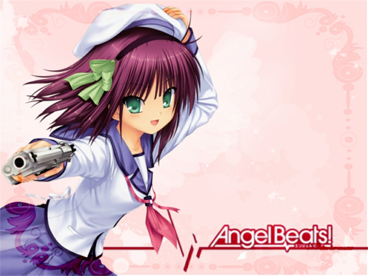 Free download wallpaper Anime, Angel Beats!, Yuri Nakamura on your PC desktop