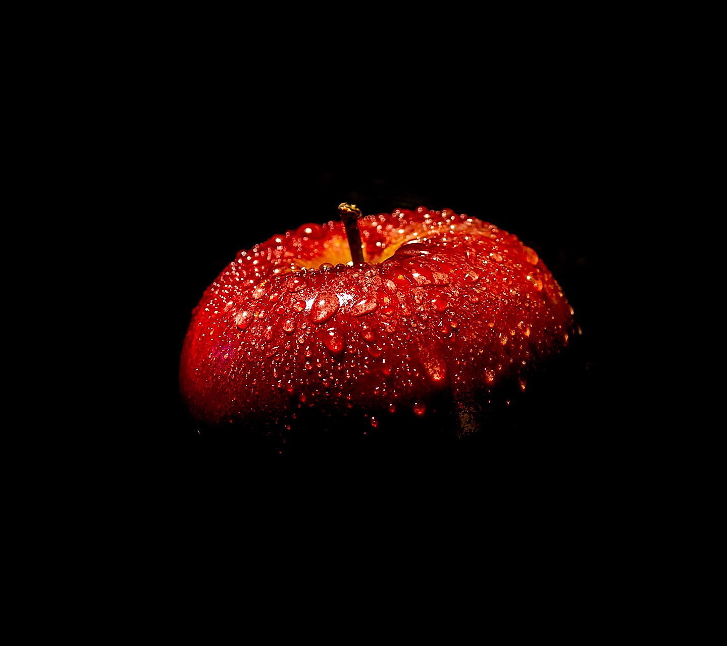 Download PC Wallpaper food, black, fruits, apples