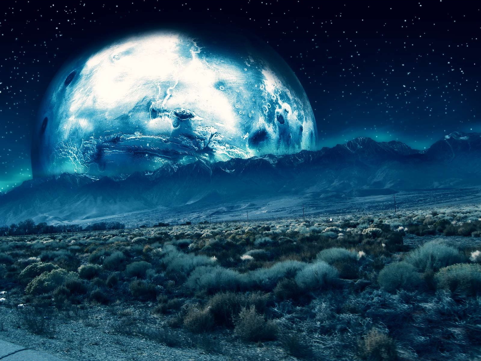 Download mobile wallpaper Landscape, Planets, Universe for free.