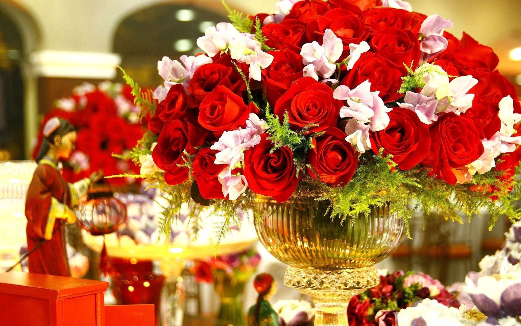 roses, registration, flowers, typography, bouquet, vase HD wallpaper
