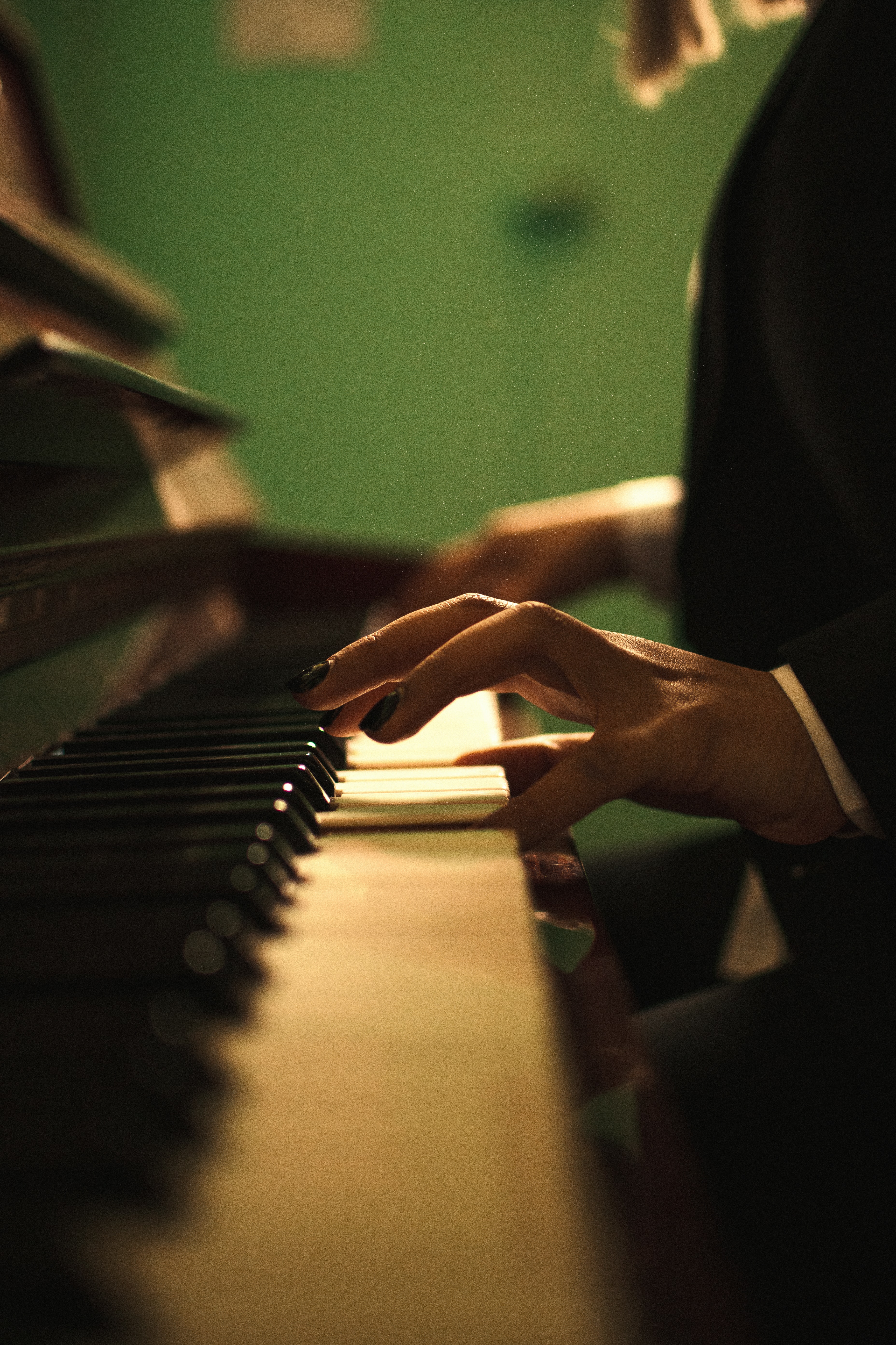 Download mobile wallpaper Hands, Keys, Piano, Musical Instrument, Music for free.