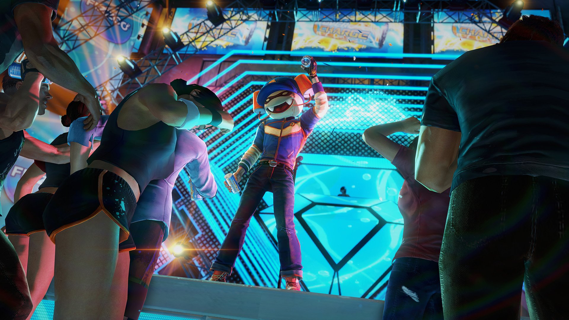 653064 descargar fondo de pantalla videojuego, sunset overdrive: protectores de pantalla e imágenes gratis