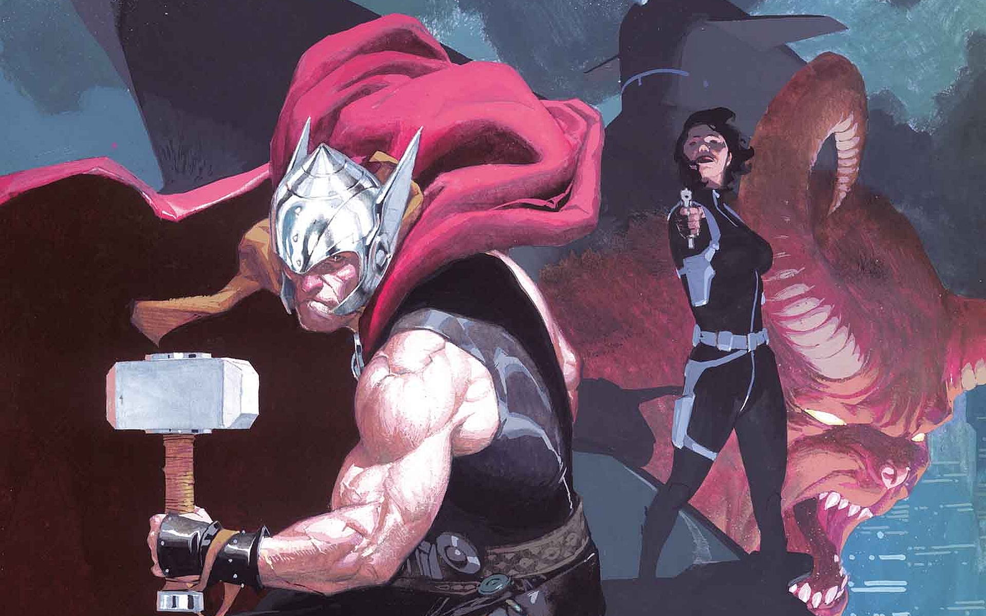 Handy-Wallpaper Thor, Comics kostenlos herunterladen.