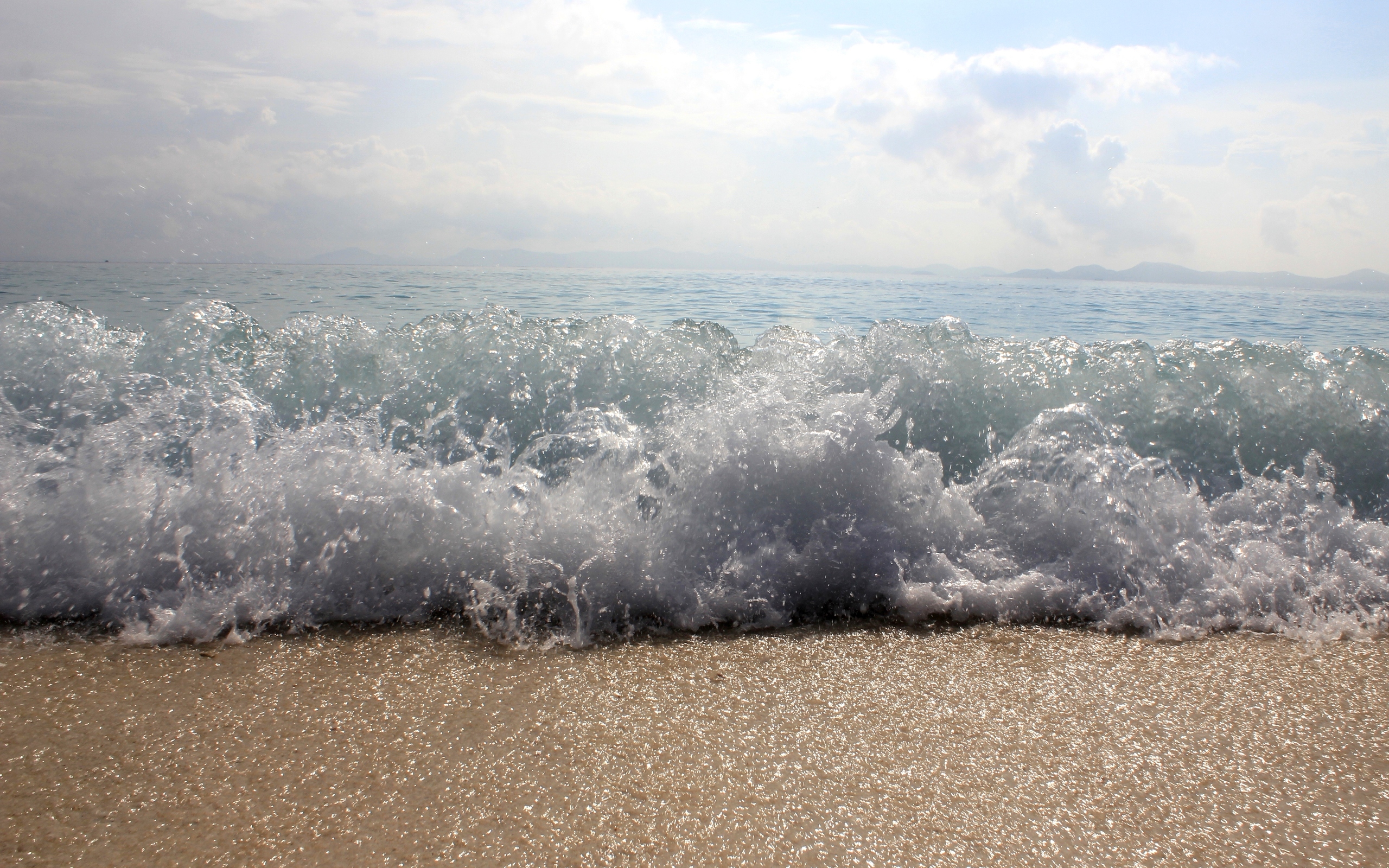 Скачать обои бесплатно Пляж, Волна, Земля/природа картинка на рабочий стол ПК