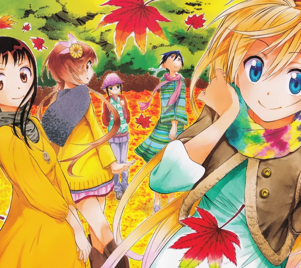 Download mobile wallpaper Anime, Chitoge Kirisaki, Kosaki Onodera, Marika Tachibana, Ruri Miyamoto, Seishirou Tsugumi, Nisekoi for free.