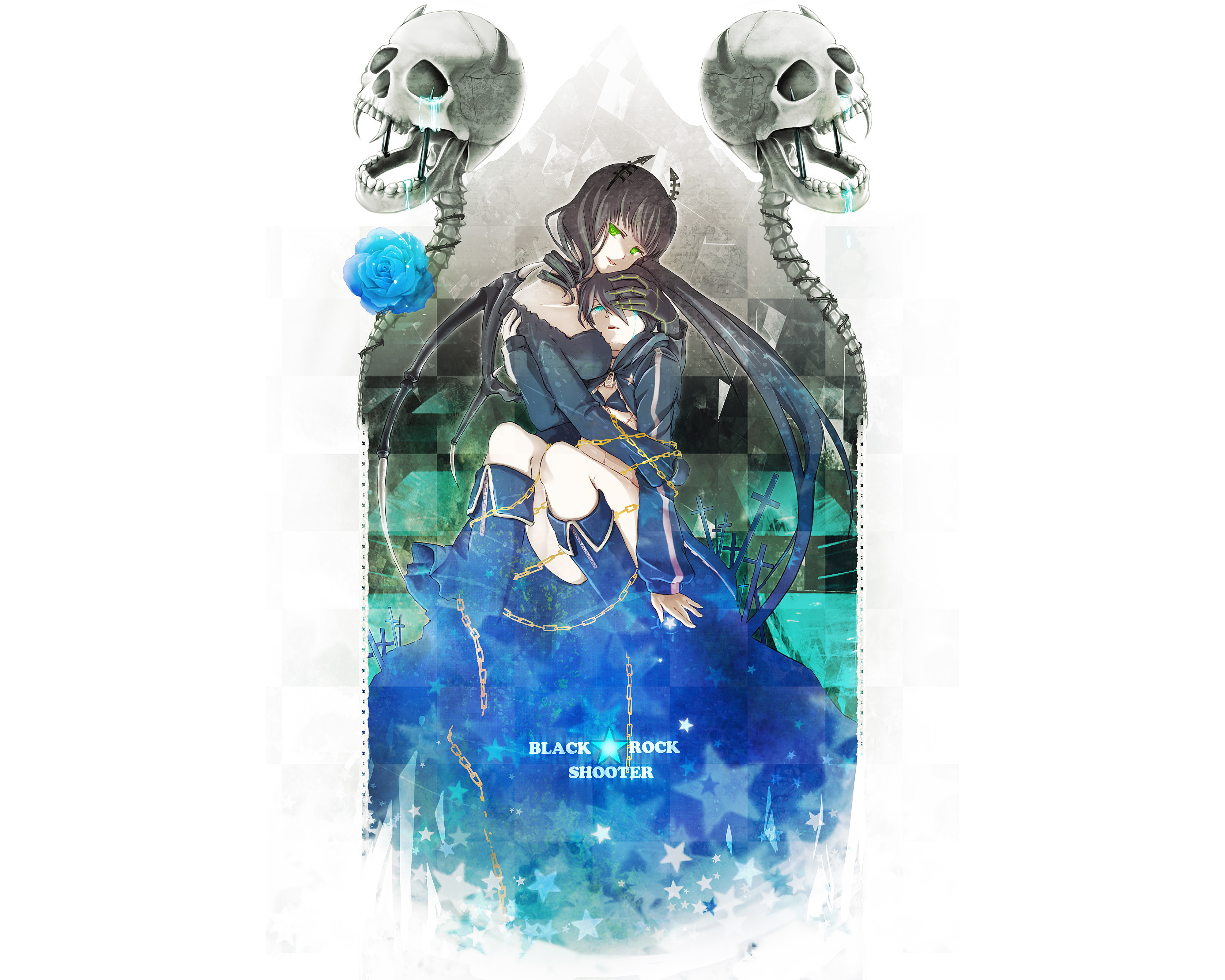 Завантажити шпалери безкоштовно Аніме, Шутер З Чорної Скелі, Dead Master (Black Rock Shooter) картинка на робочий стіл ПК