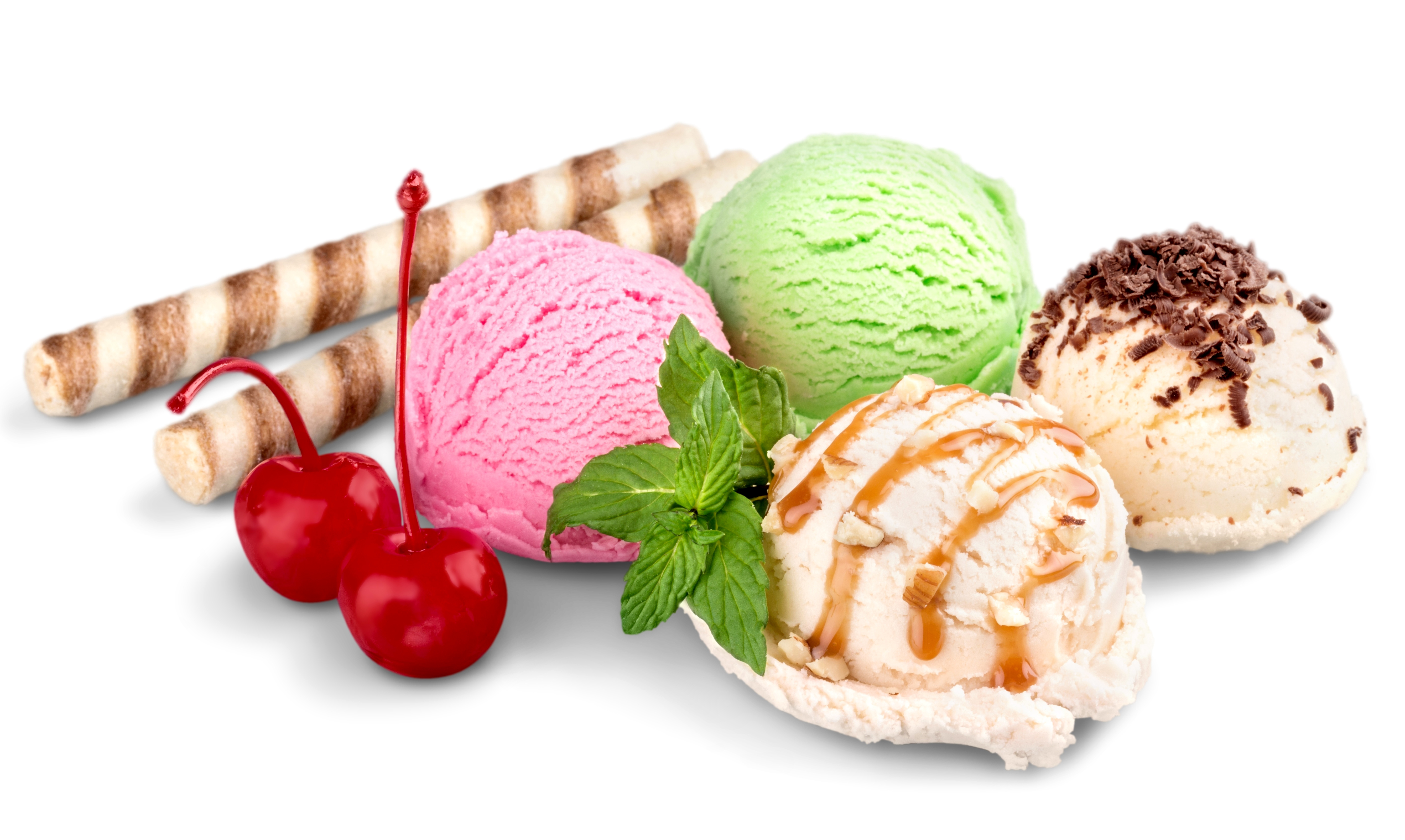 Laden Sie das Kirsche, Sommer, Eiscreme, Nahrungsmittel-Bild kostenlos auf Ihren PC-Desktop herunter