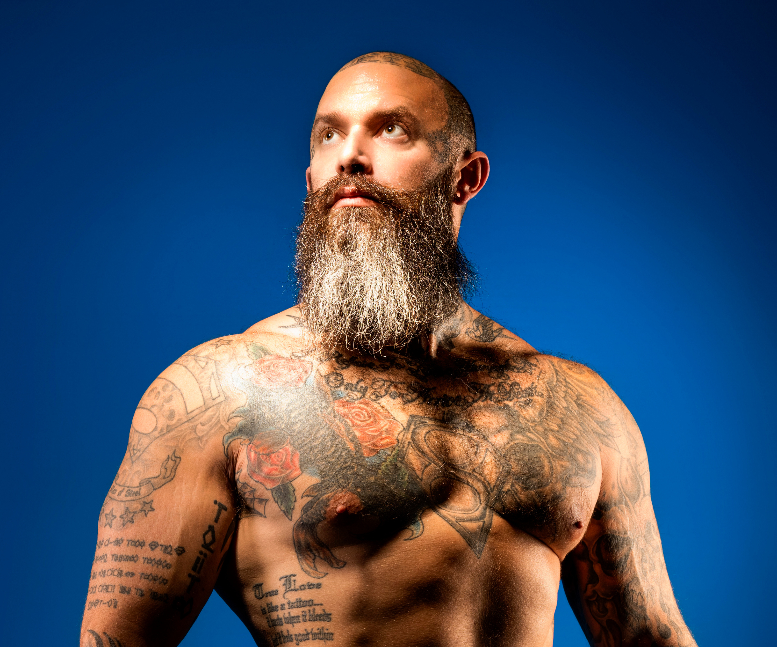 Baixe gratuitamente a imagem Homens, Tatuagem, Barba, Modelo na área de trabalho do seu PC