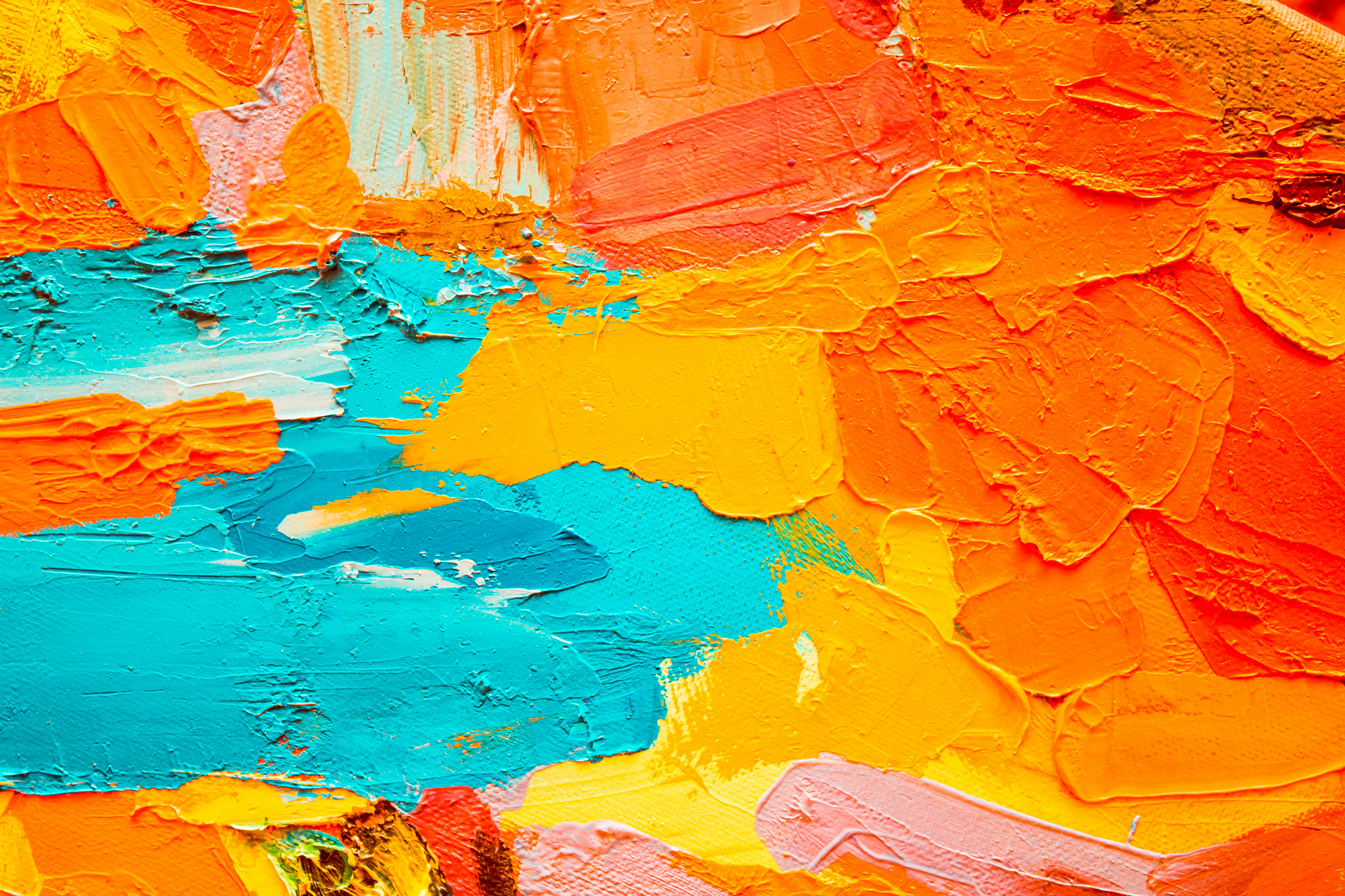 Téléchargez gratuitement l'image Abstrait, Peinture, Couleur Orange) sur le bureau de votre PC