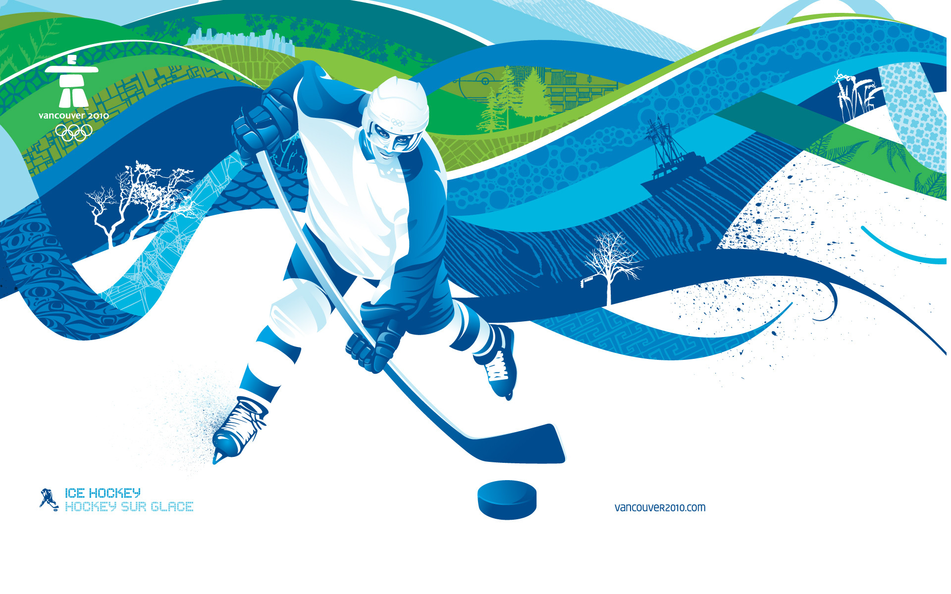 Скачать обои Зимние Олимпийские Игры Ванкувер 2010 на телефон бесплатно