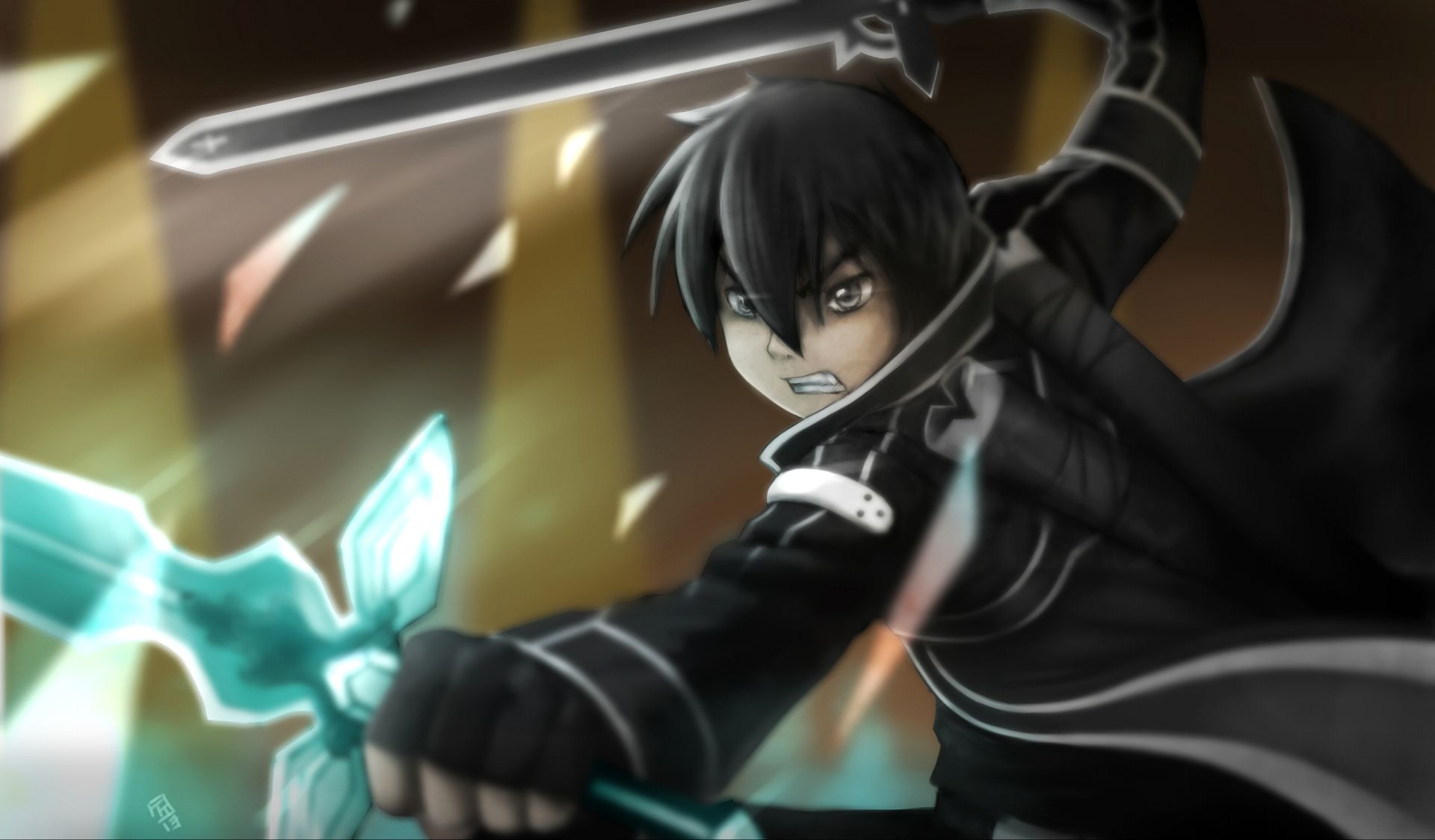 Скачати мобільні шпалери Аніме, Сворд Арт Онлайн, Kirito (Sword Art Online), Кадзуто Кірігая безкоштовно.