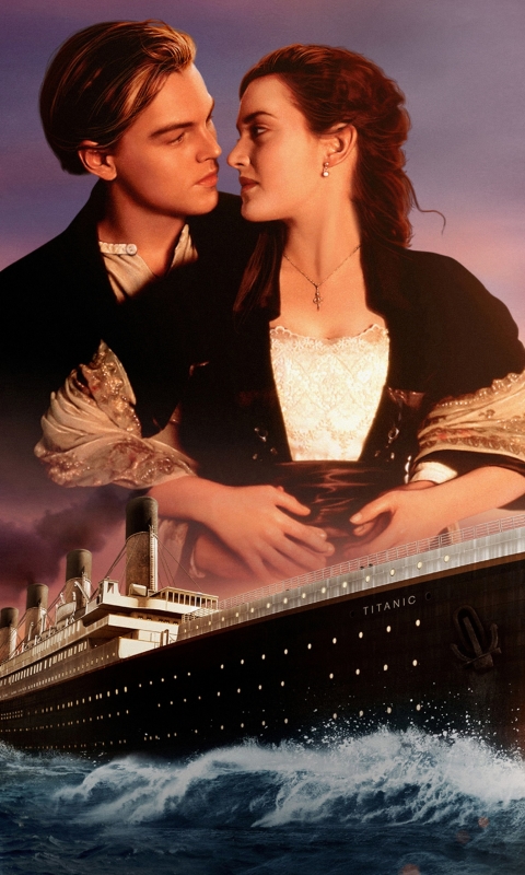 Handy-Wallpaper Leonardo Dicaprio, Filme, Titanic, Kate Winslet kostenlos herunterladen.