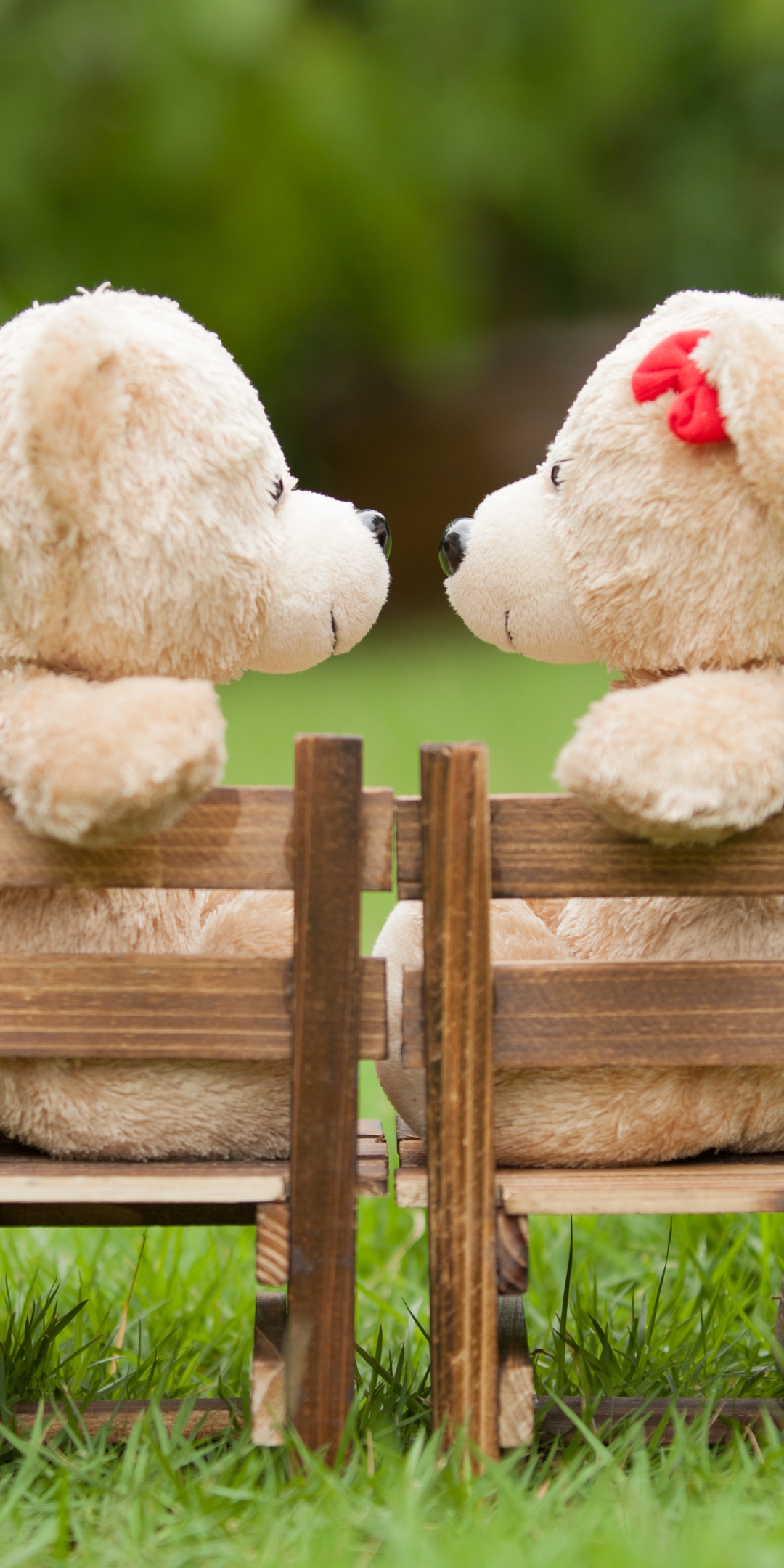 Baixar papel de parede para celular de Amor, Urso Teddy, Feito Pelo Homem, Bicho De Pelúcia, Profundidade De Campo gratuito.