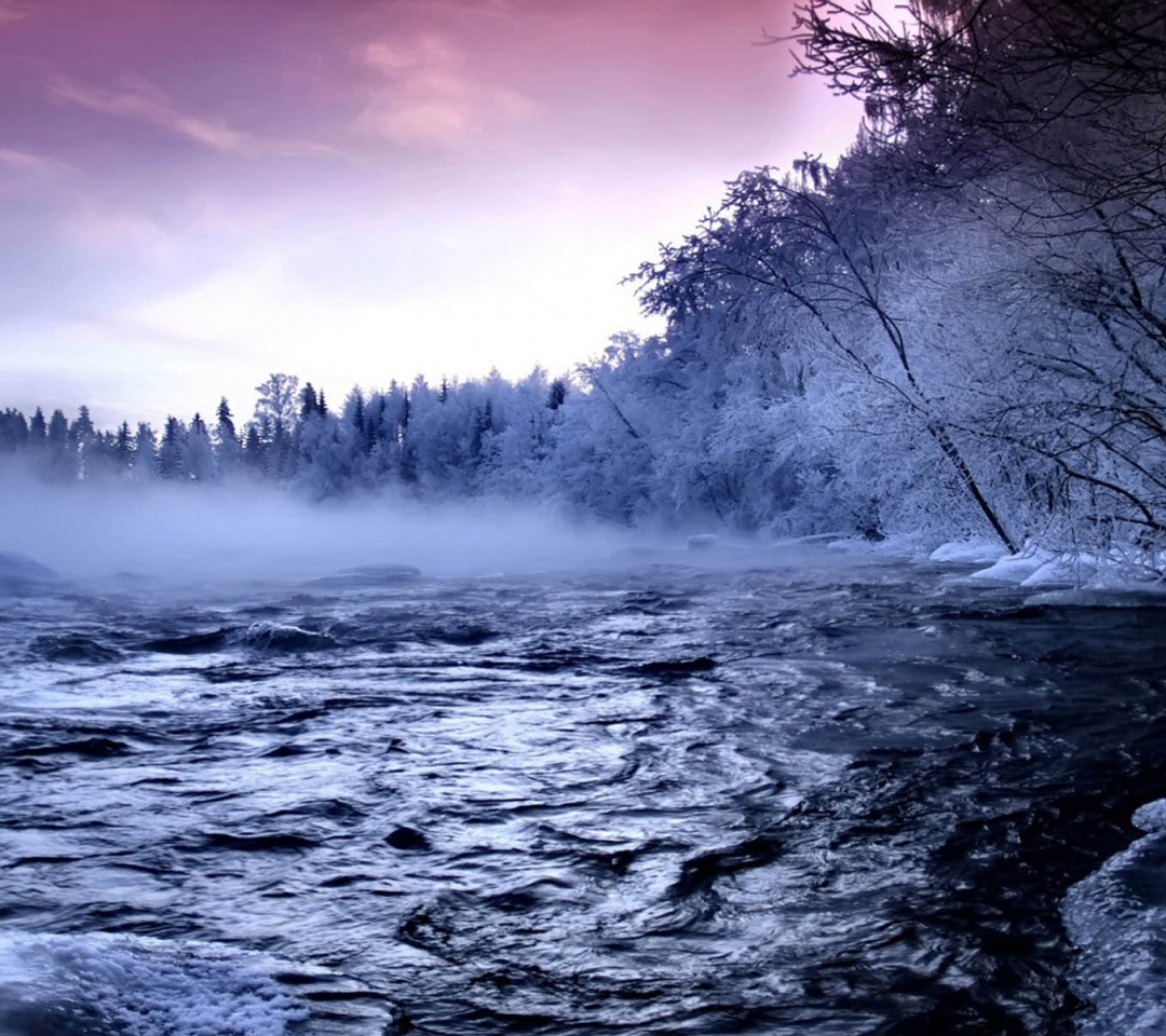 Baixe gratuitamente a imagem Inverno, Água, Neve, Névoa, Terra, Terra/natureza, Neblina na área de trabalho do seu PC