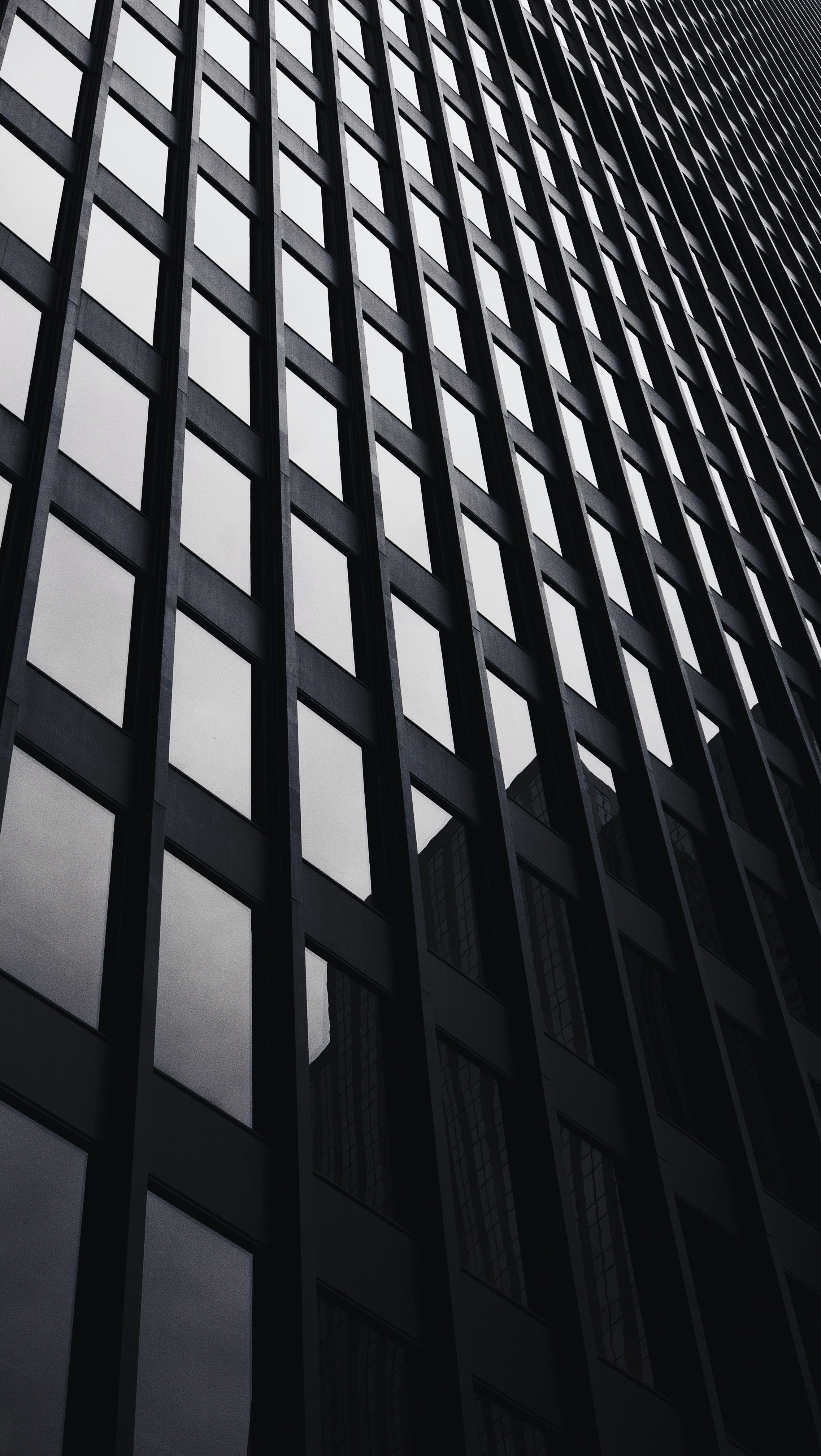 Free download wallpaper Facade, Chb, Reflection, Bw, Building, Cities on your PC desktop